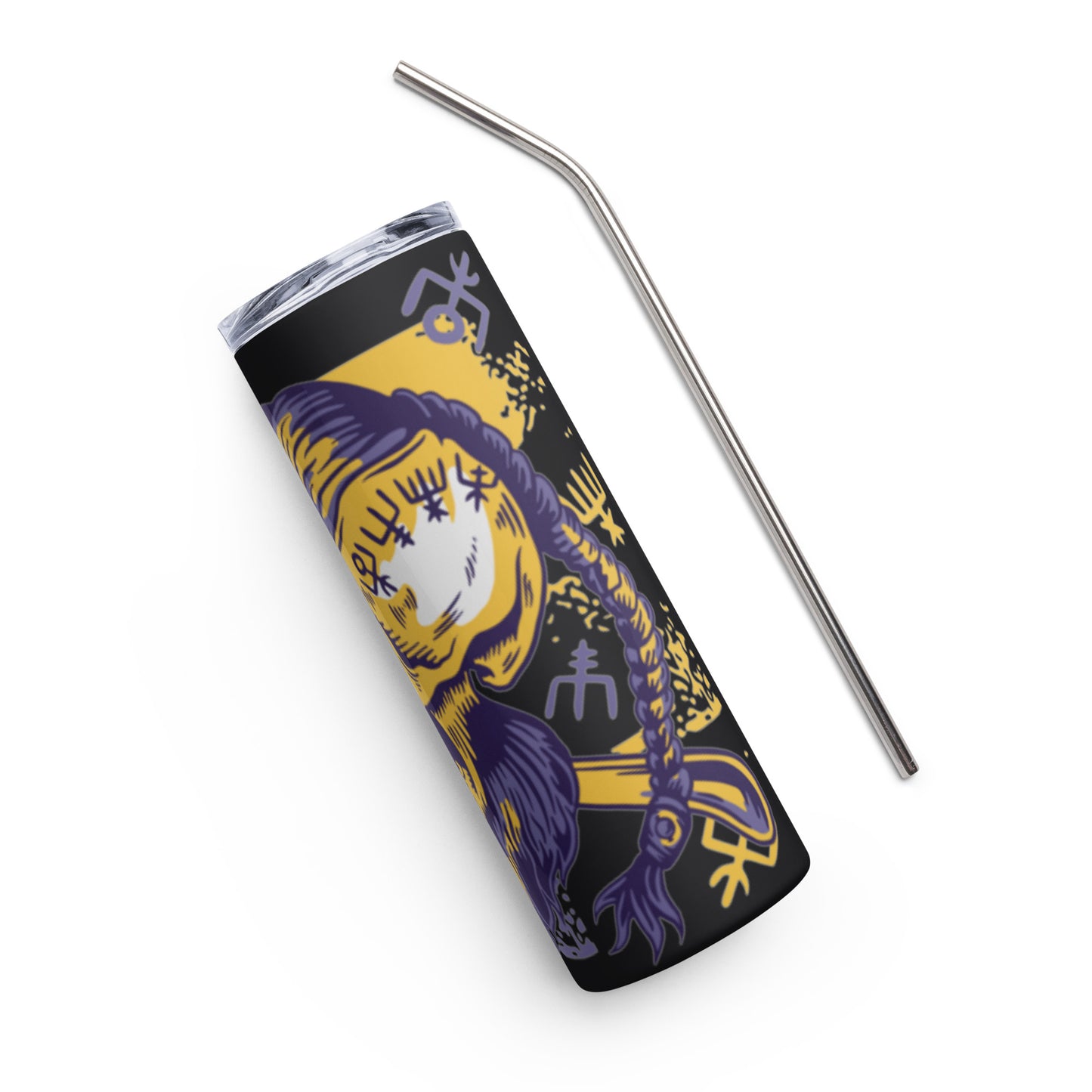Viking Skull Stainless steel tumbler