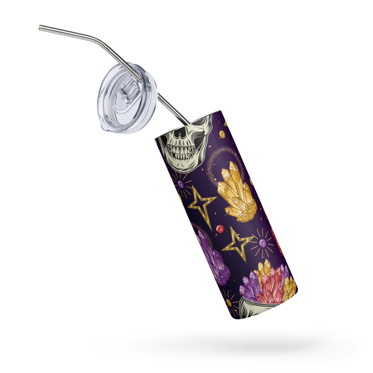 Crystal Head Stainless steel tumbler