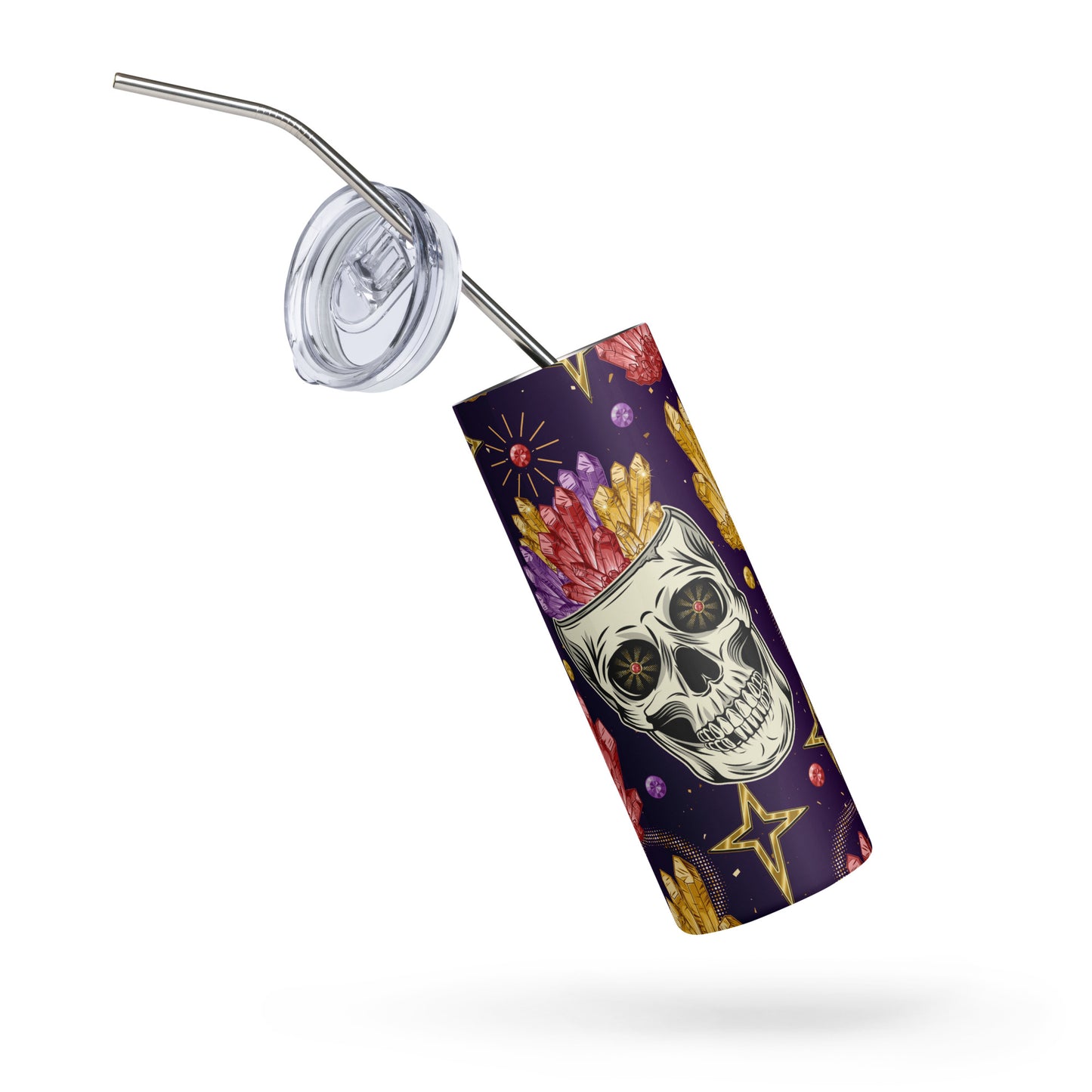 Crystal Head Stainless steel tumbler