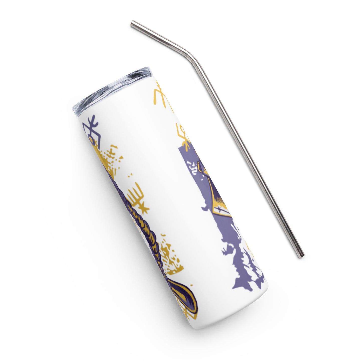 Viking Skull Stainless steel tumbler