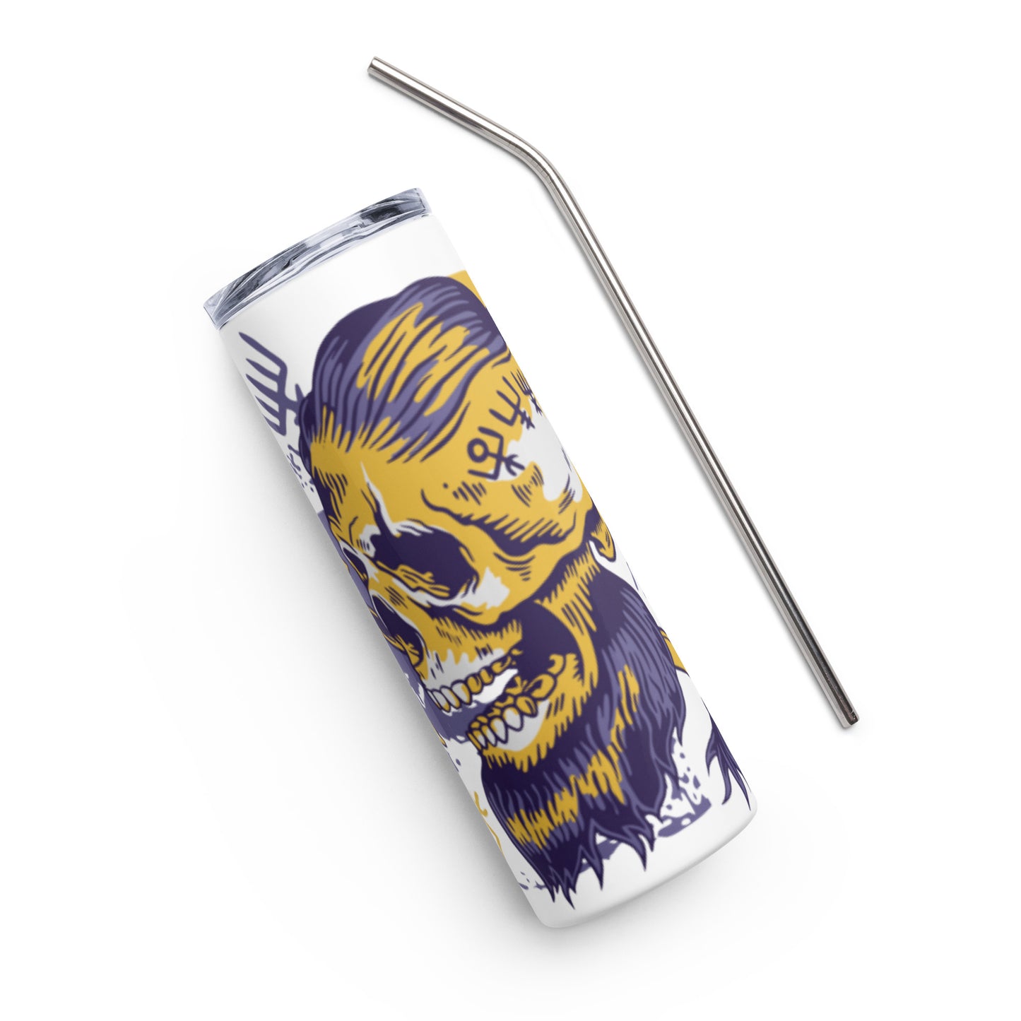 Viking Skull Stainless steel tumbler
