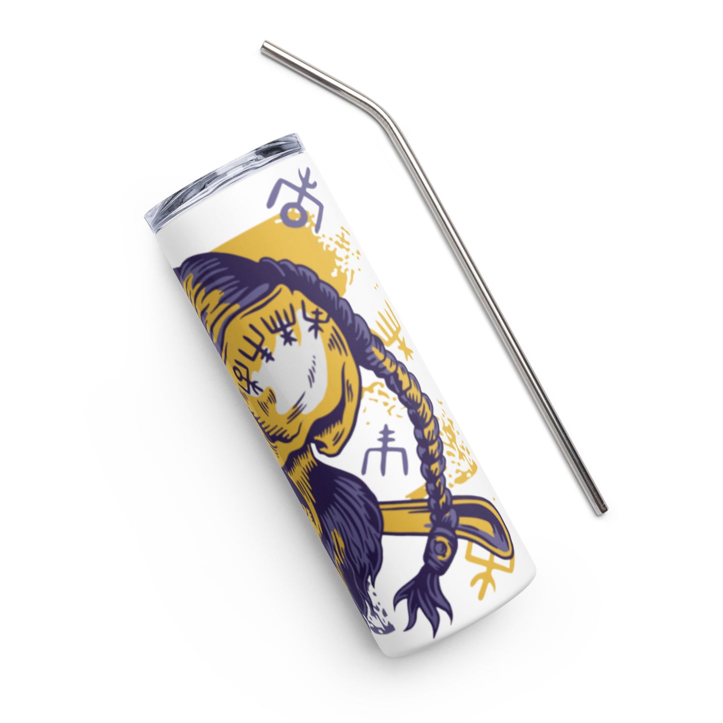Viking Skull Stainless steel tumbler