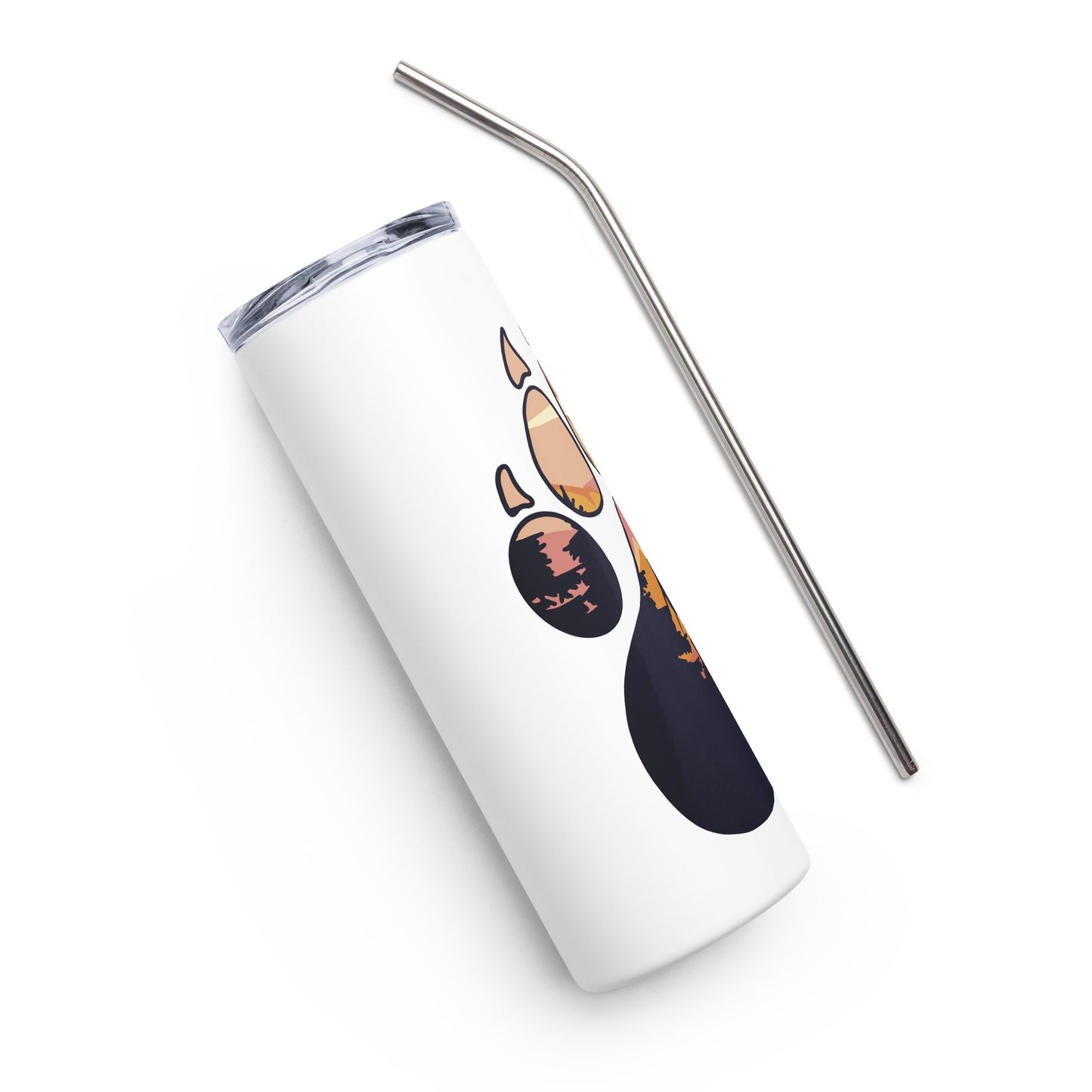 Hiking Bear Claw Stainless steel tumbler