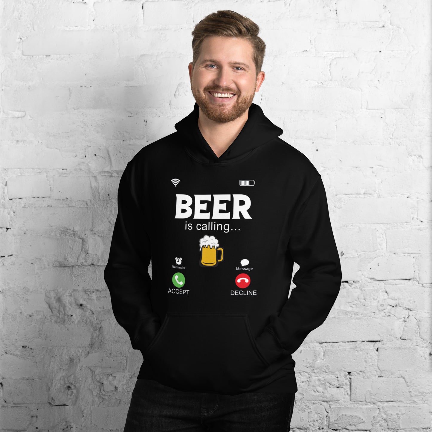 BEER is calling.... Unisex Hoodie