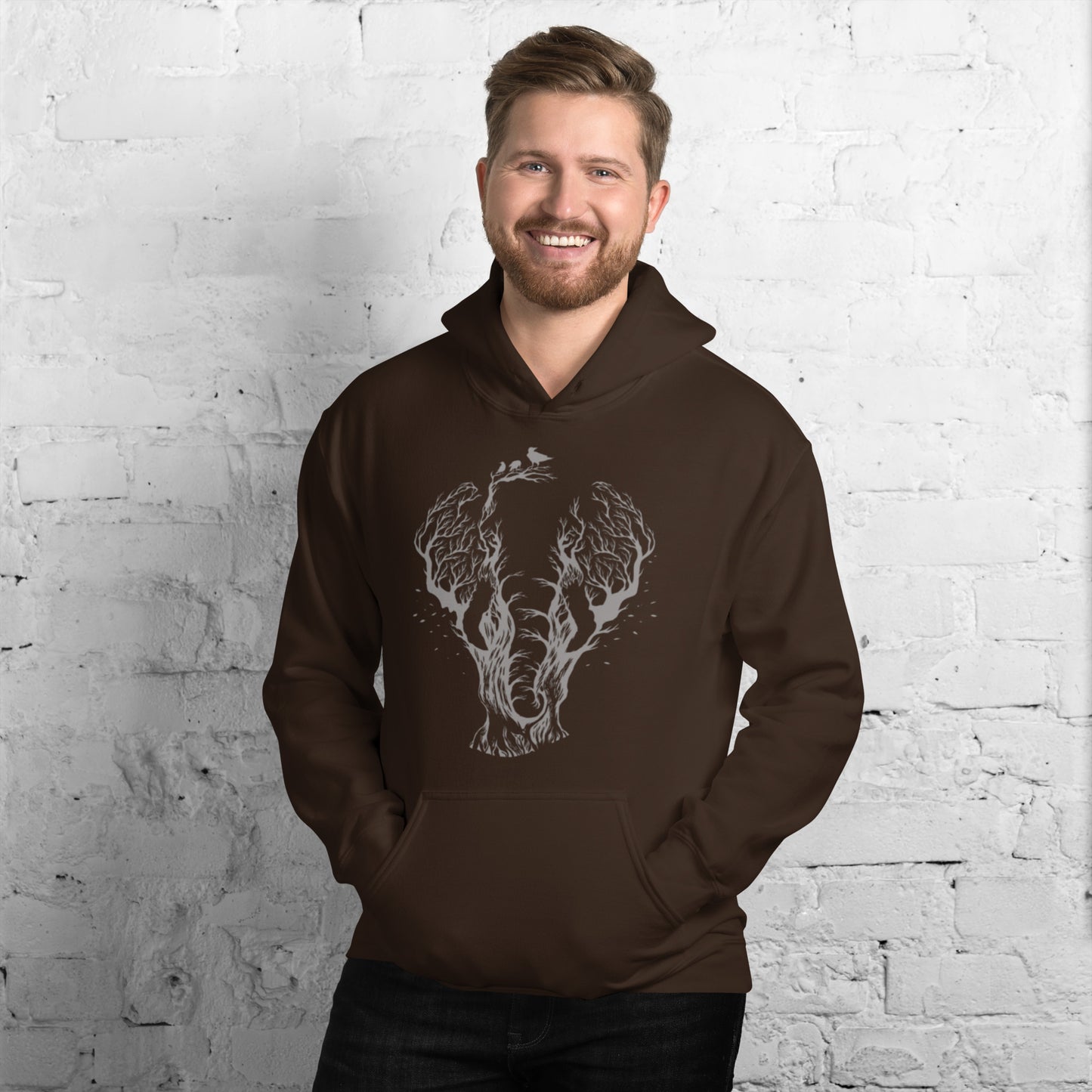 Elephant Silhouette Unisex Hoodie