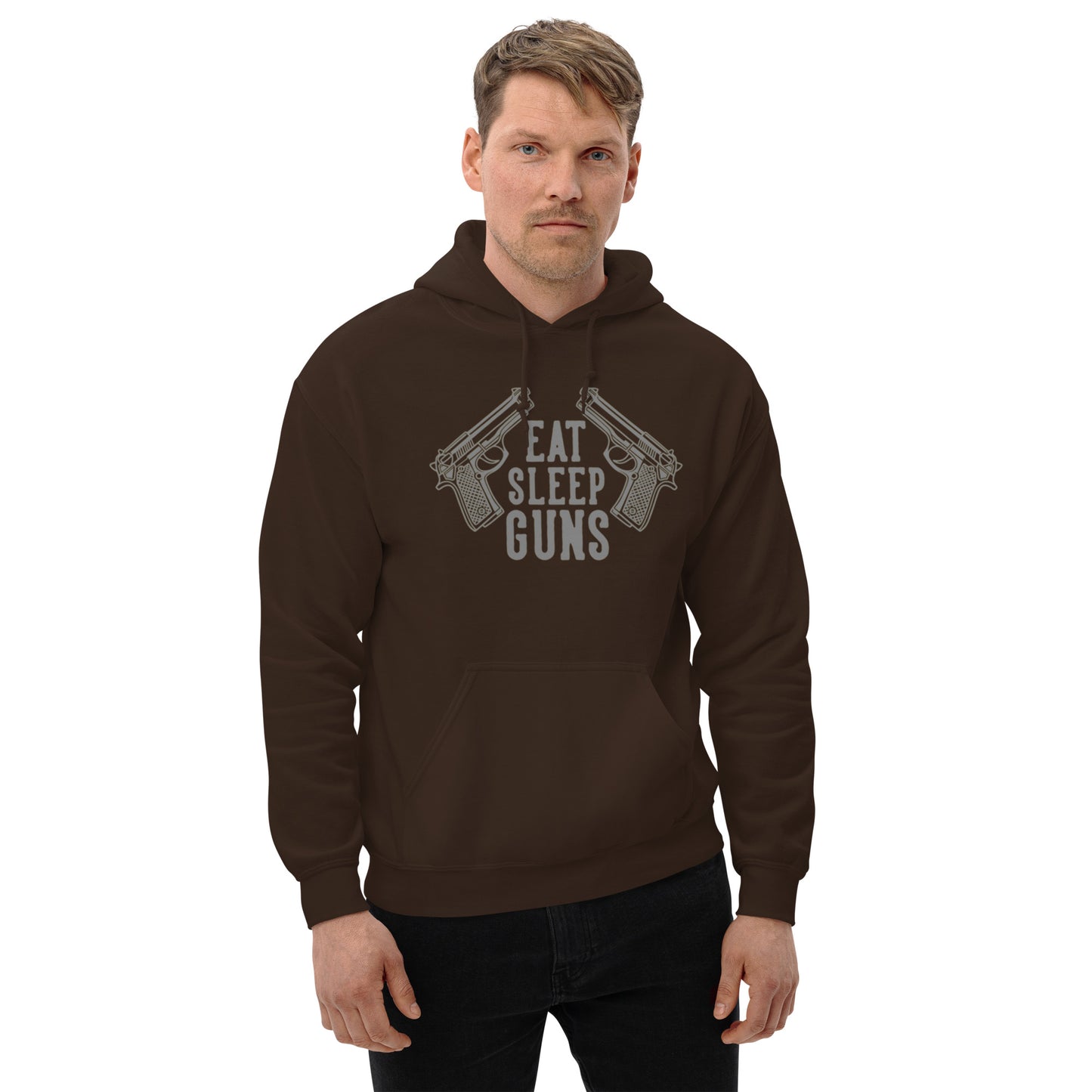 Eat, Sleep, Guns Unisex Hoodie