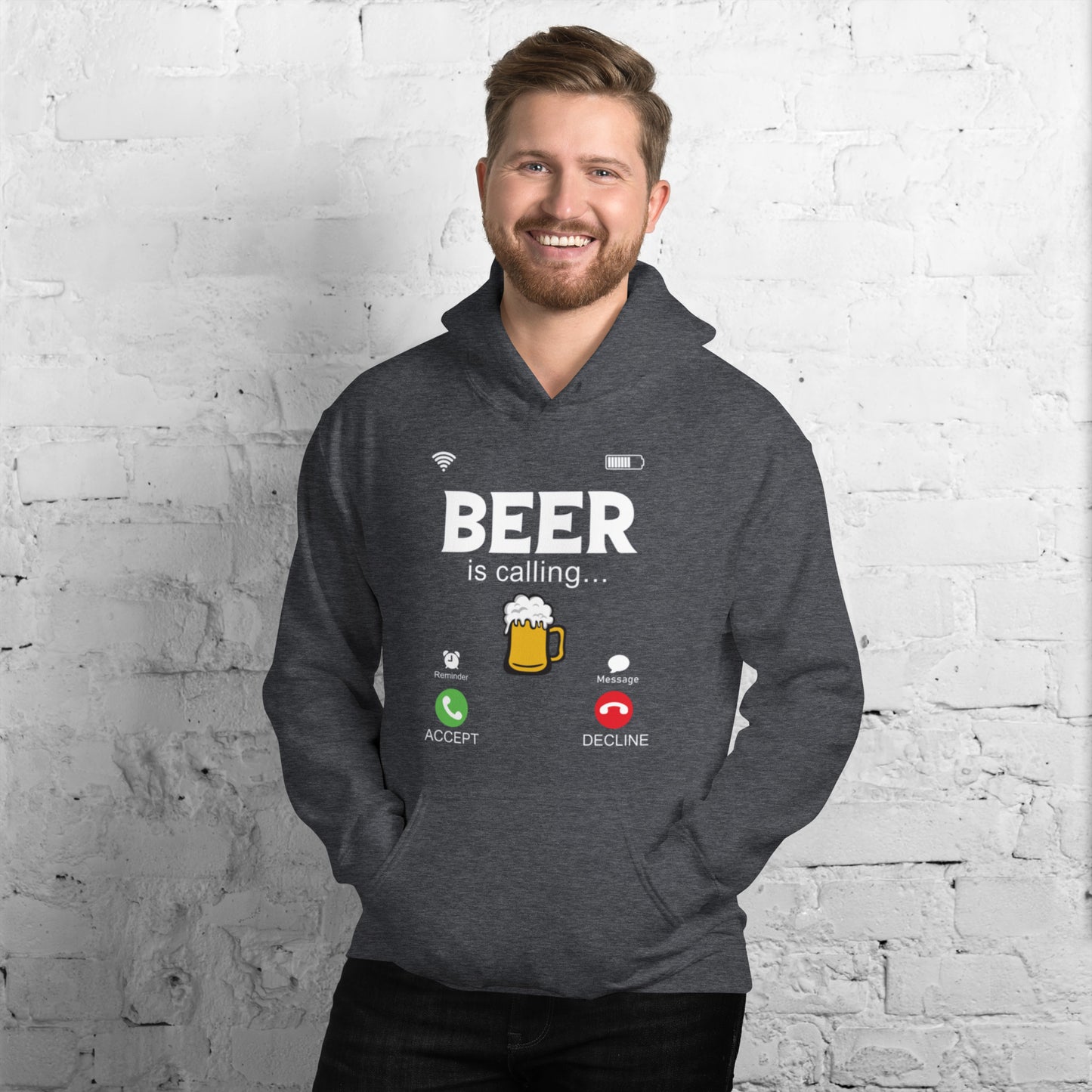 BEER is calling.... Unisex Hoodie
