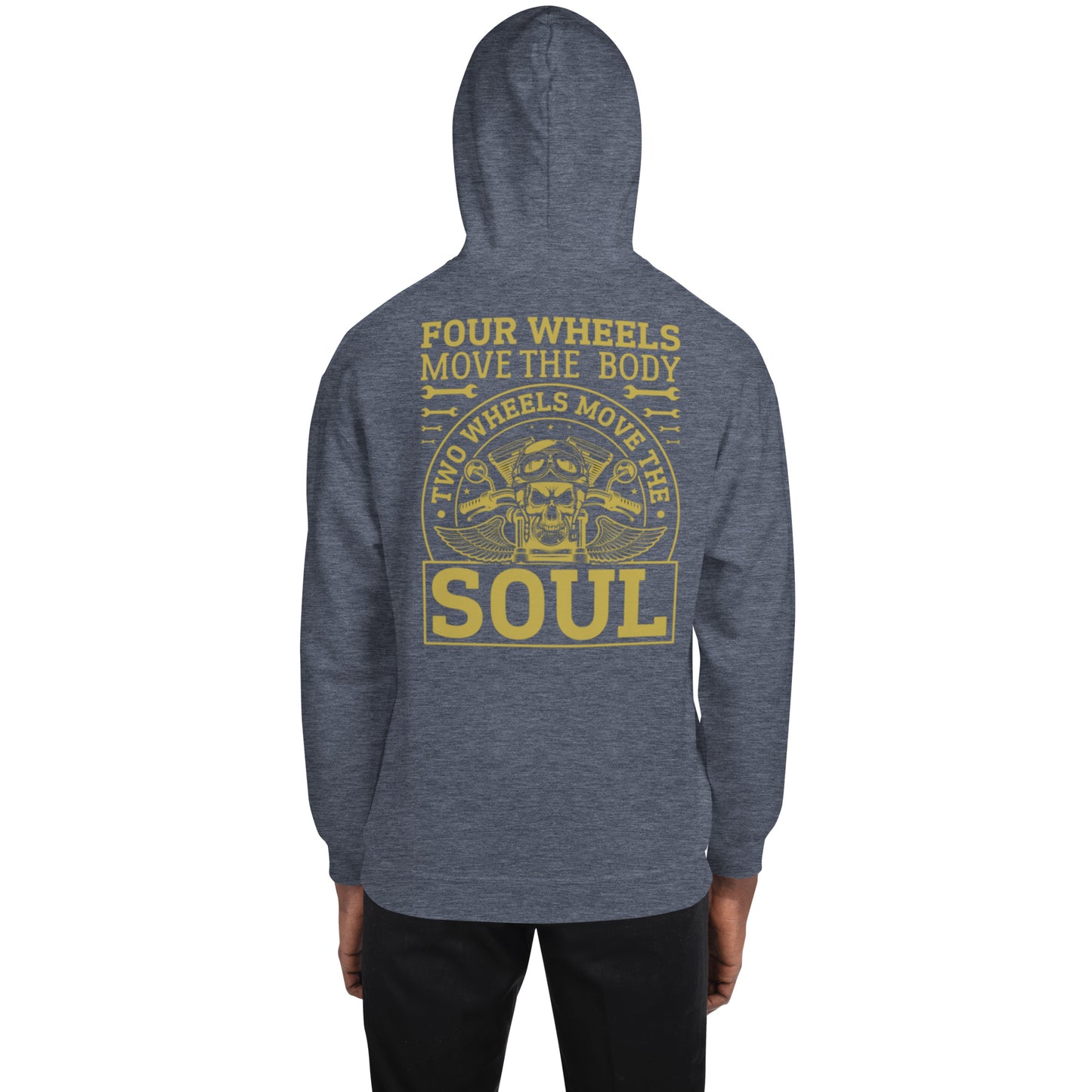 Two Wheels Move the Soul Unisex Hoodie