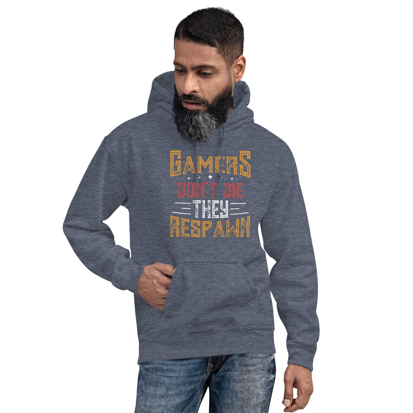 Gamers Don't Die, They Respawn Unisex Hoodie