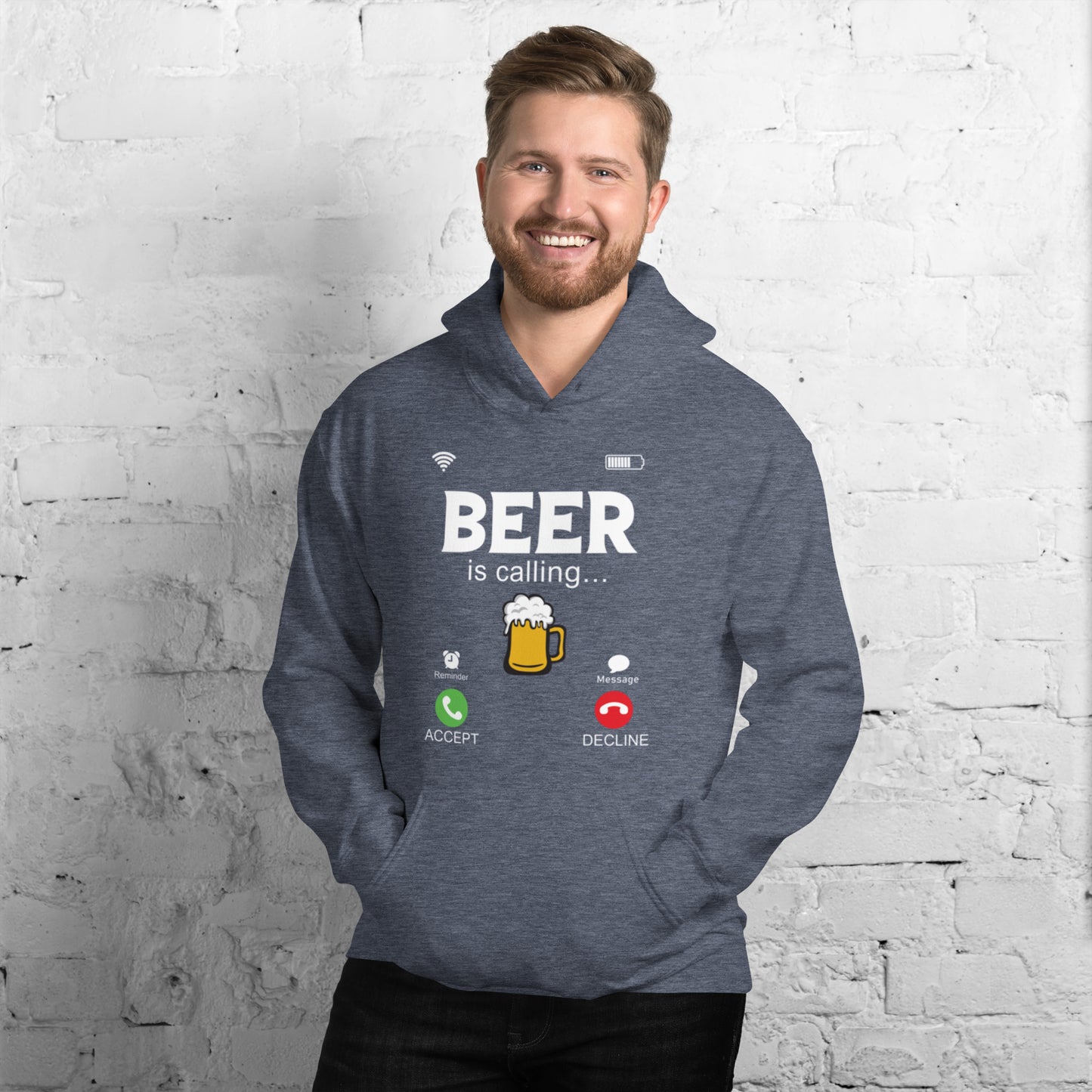 BEER is calling.... Unisex Hoodie