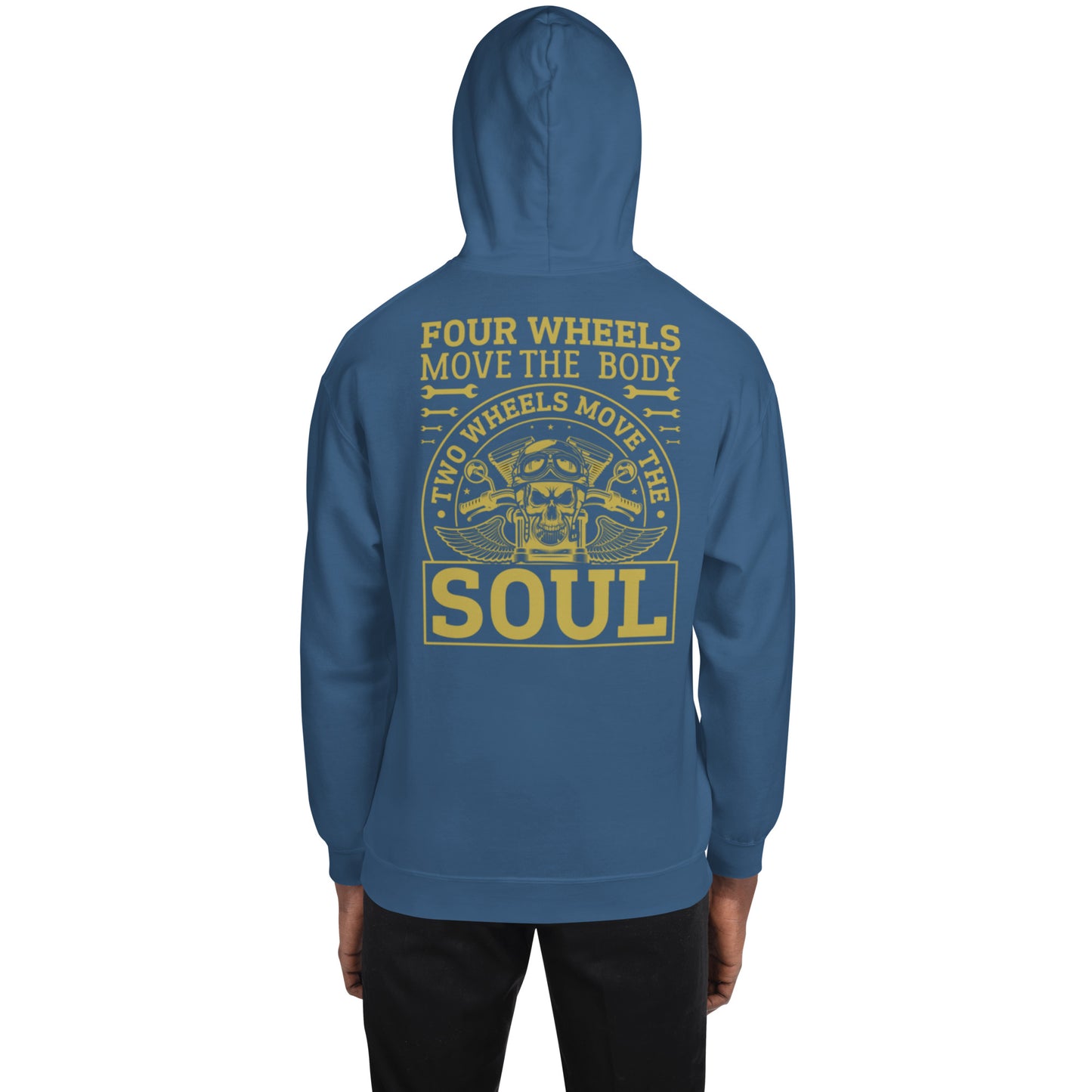 Two Wheels Move the Soul Unisex Hoodie