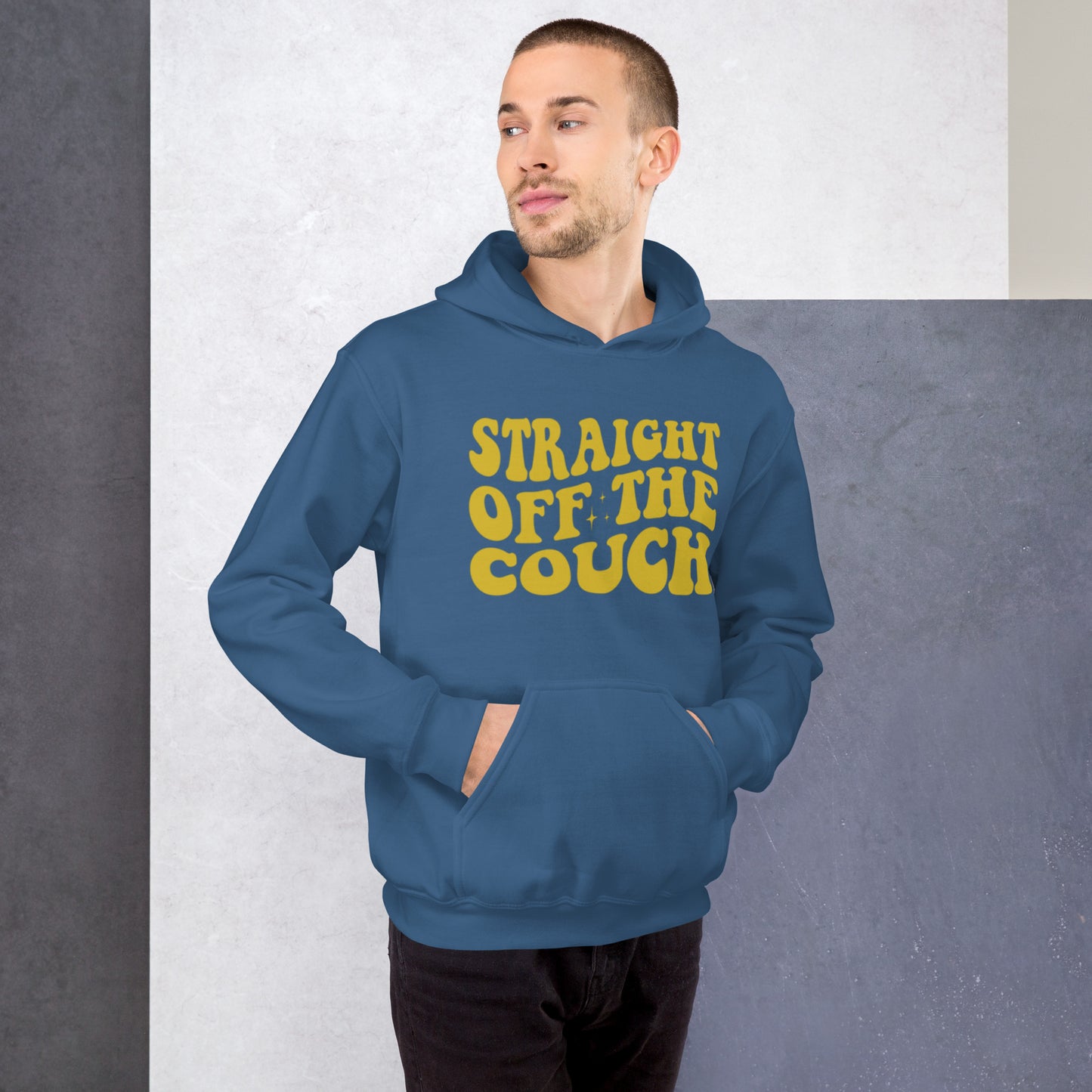 Straight Off The Couch Unisex Hoodie
