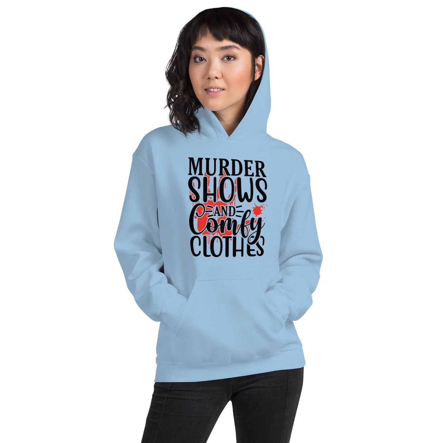 Murder Shows and Comfy Clothes Unisex Hoodie