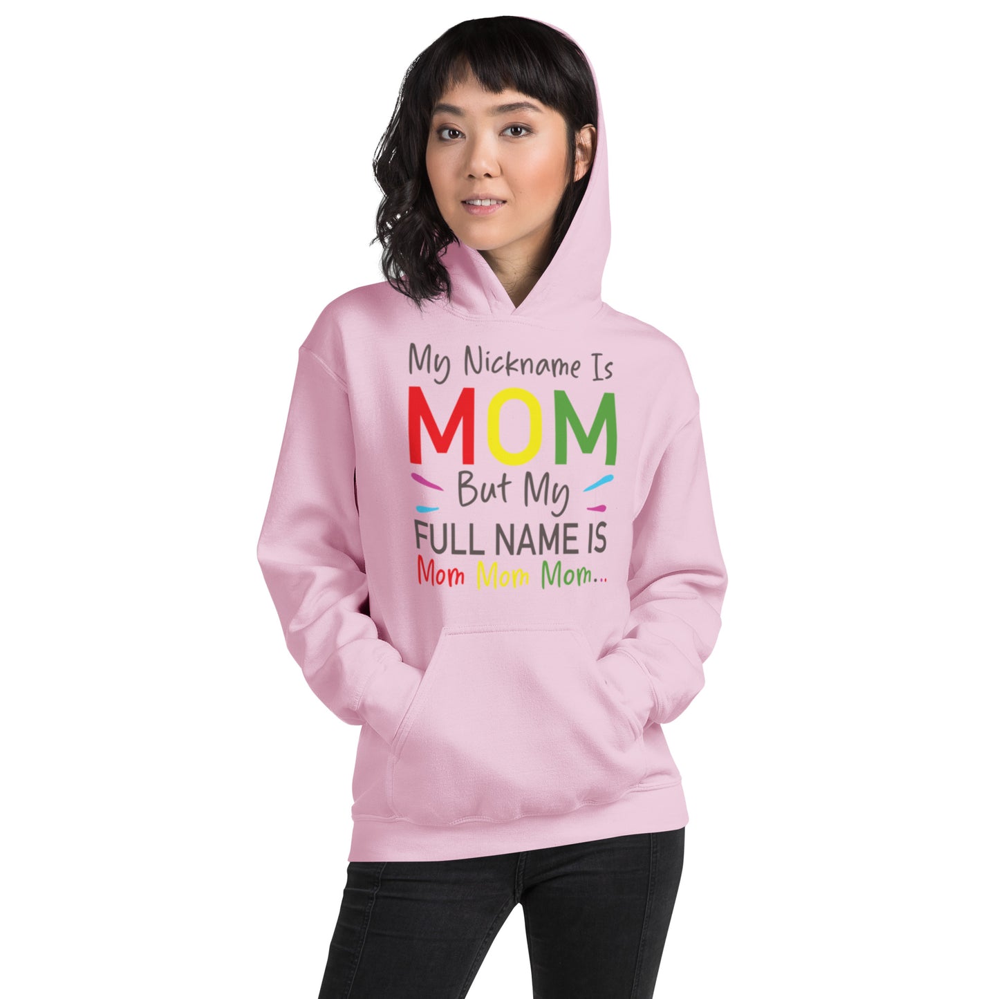 My Nickname is MOM But My Full Name is Mom Mom Mom Unisex Hoodie