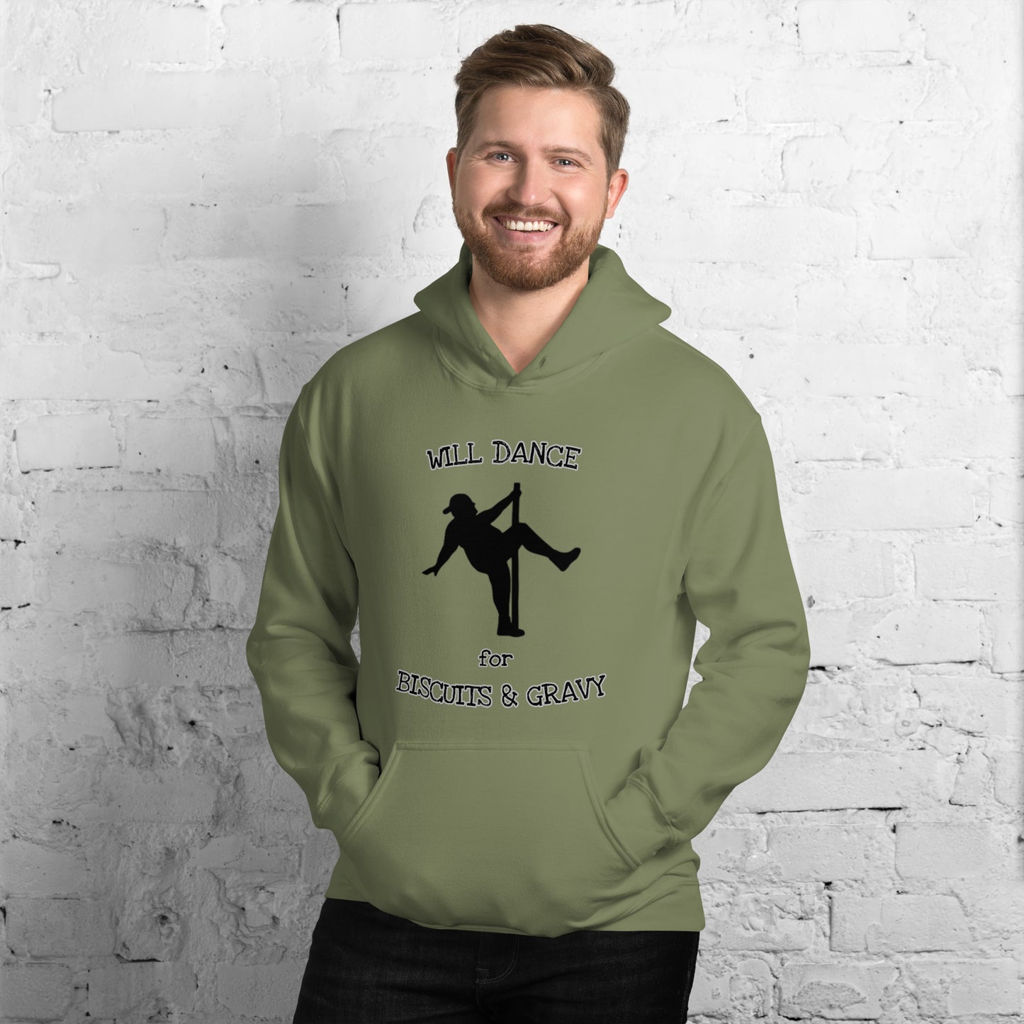 Will Dance for Biscuits & Gravy Unisex Hoodie