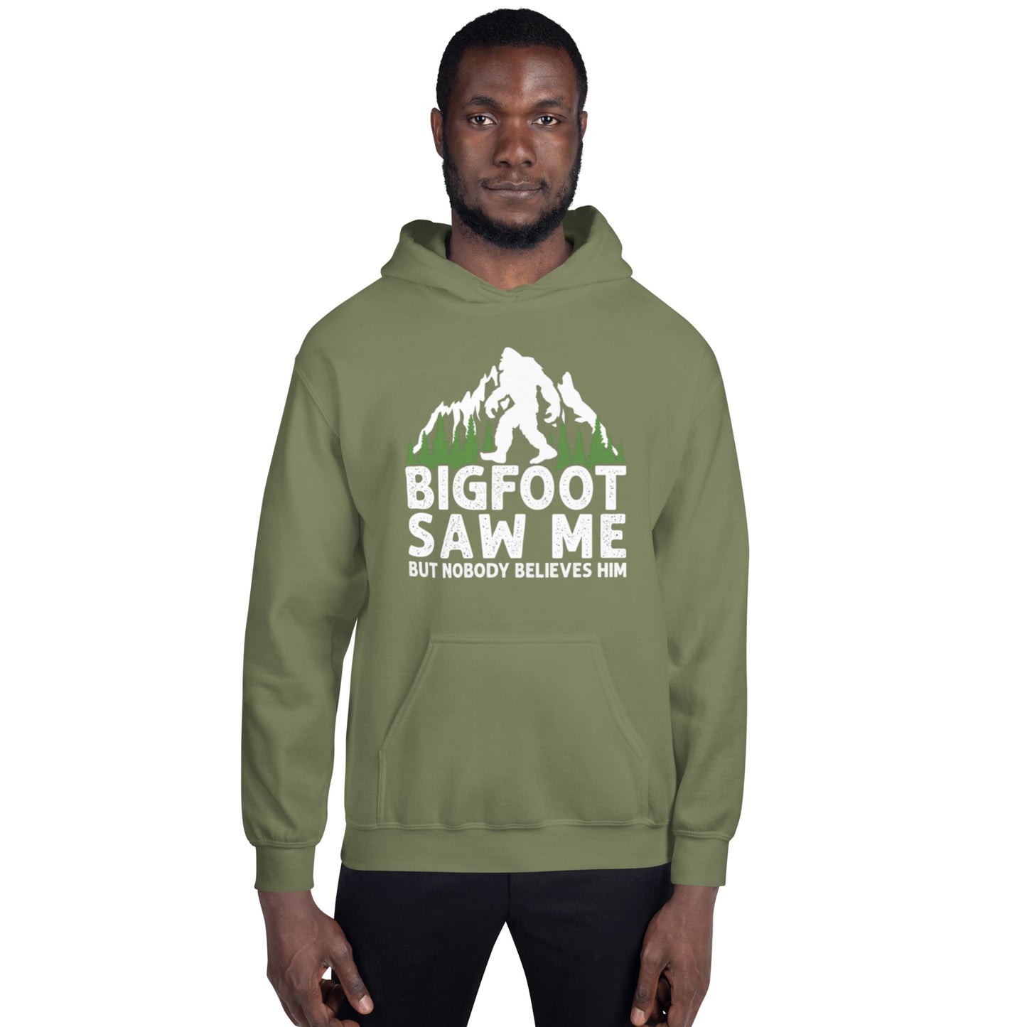 Bigfoot Saw Me Unisex Hoodie