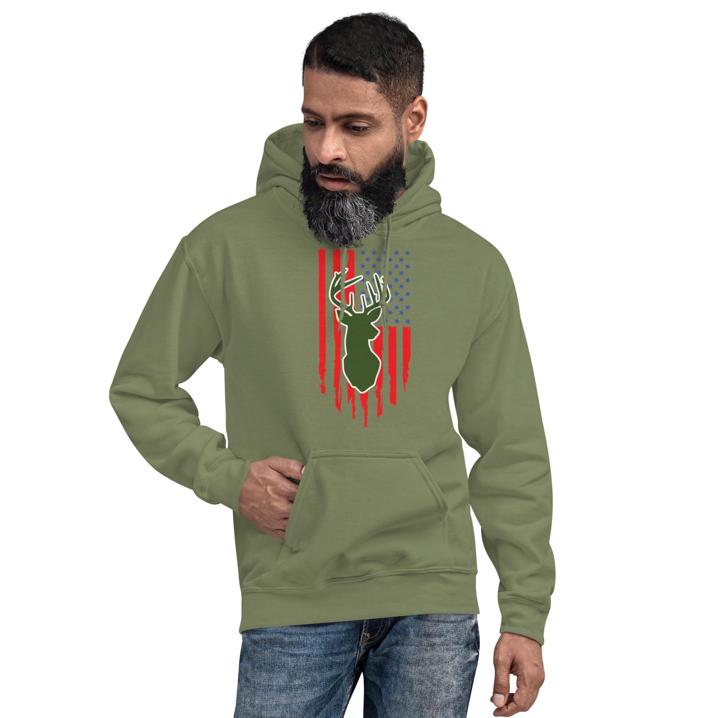 Amercian Buck Hunter Unisex Hoodie