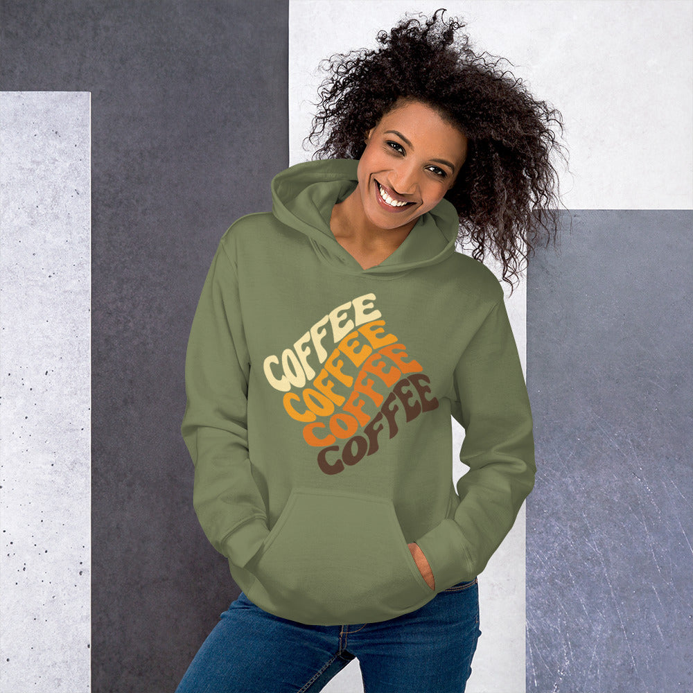 Coffee, Coffee, Coffee, Coffee Unisex Hoodie