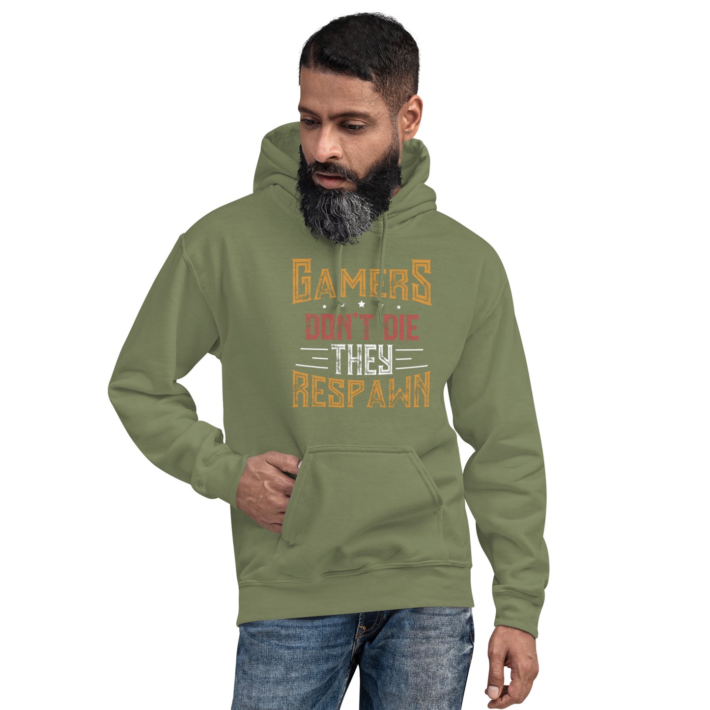 Gamers Don't Die, They Respawn Unisex Hoodie