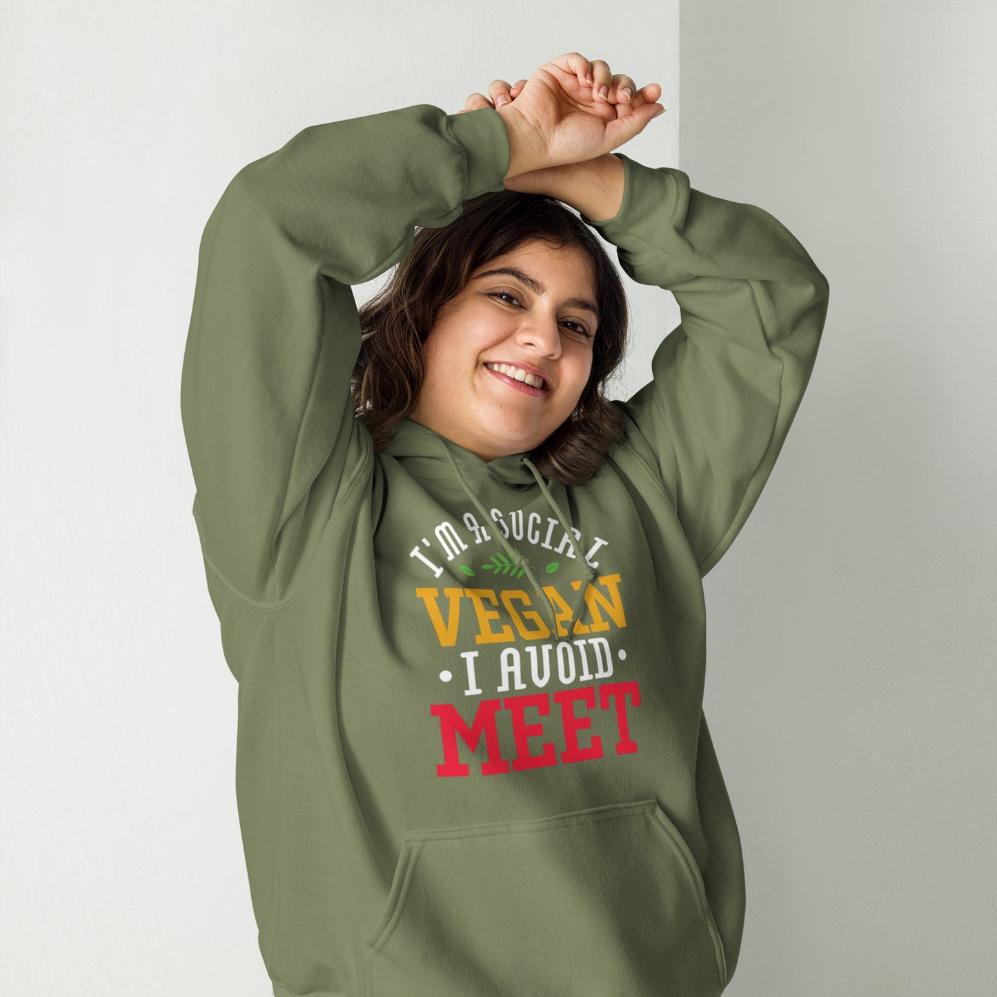 Social Vegan Unisex Hoodie