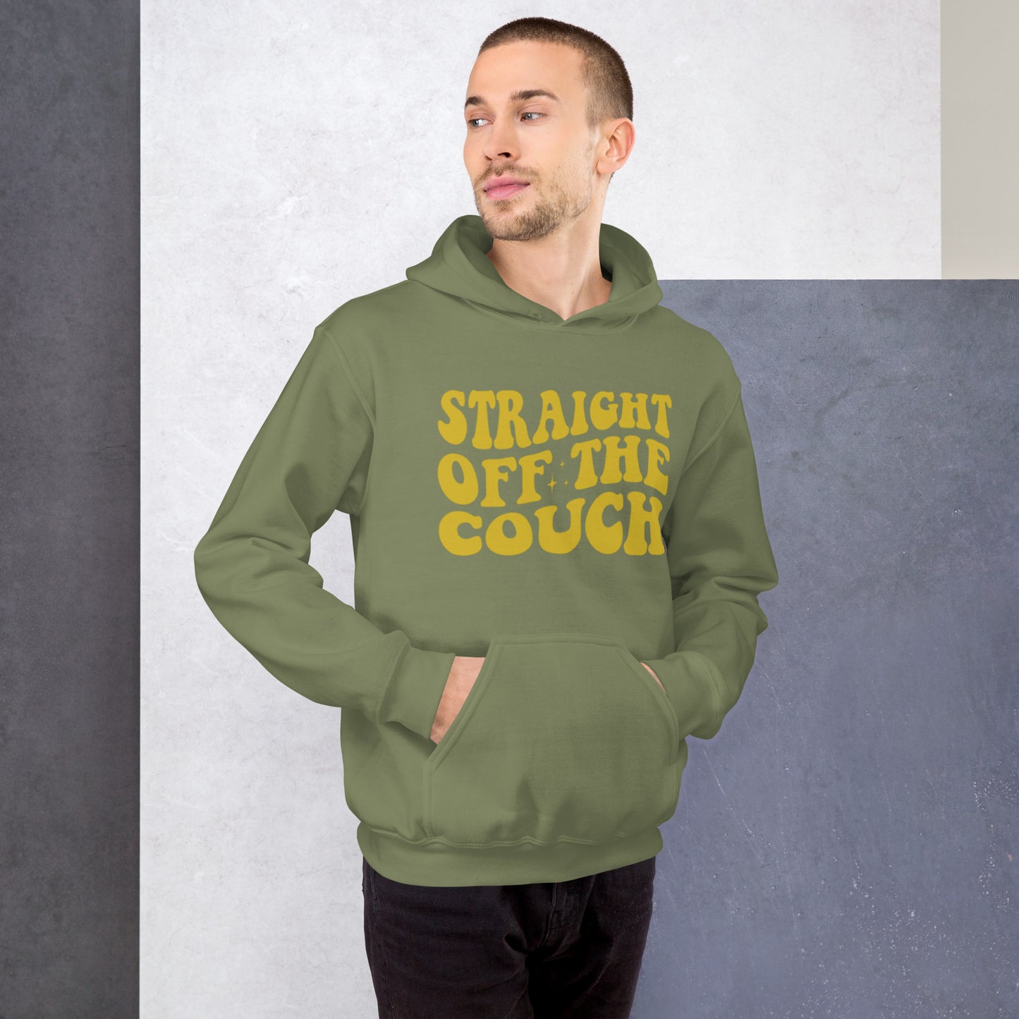 Straight Off The Couch Unisex Hoodie