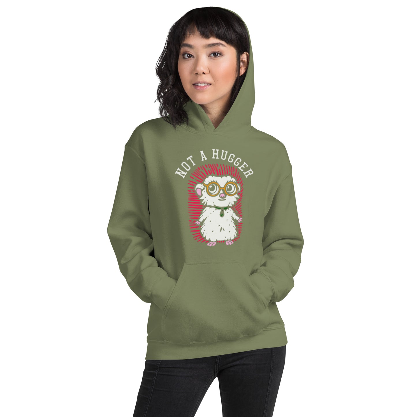 Not A Hugger Unisex Hoodie