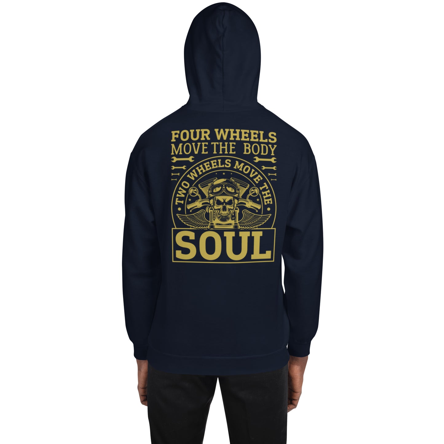 Two Wheels Move the Soul Unisex Hoodie