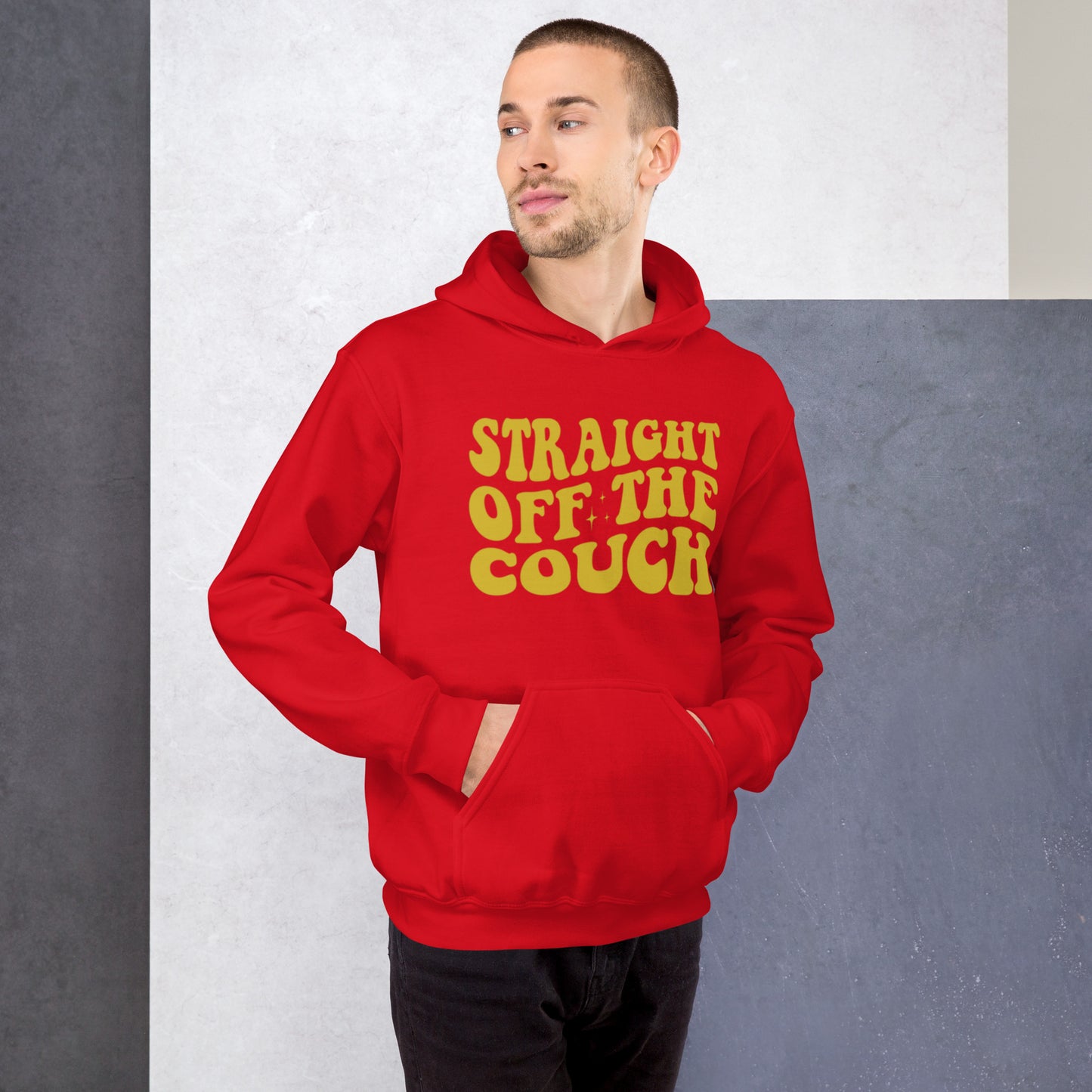 Straight Off The Couch Unisex Hoodie