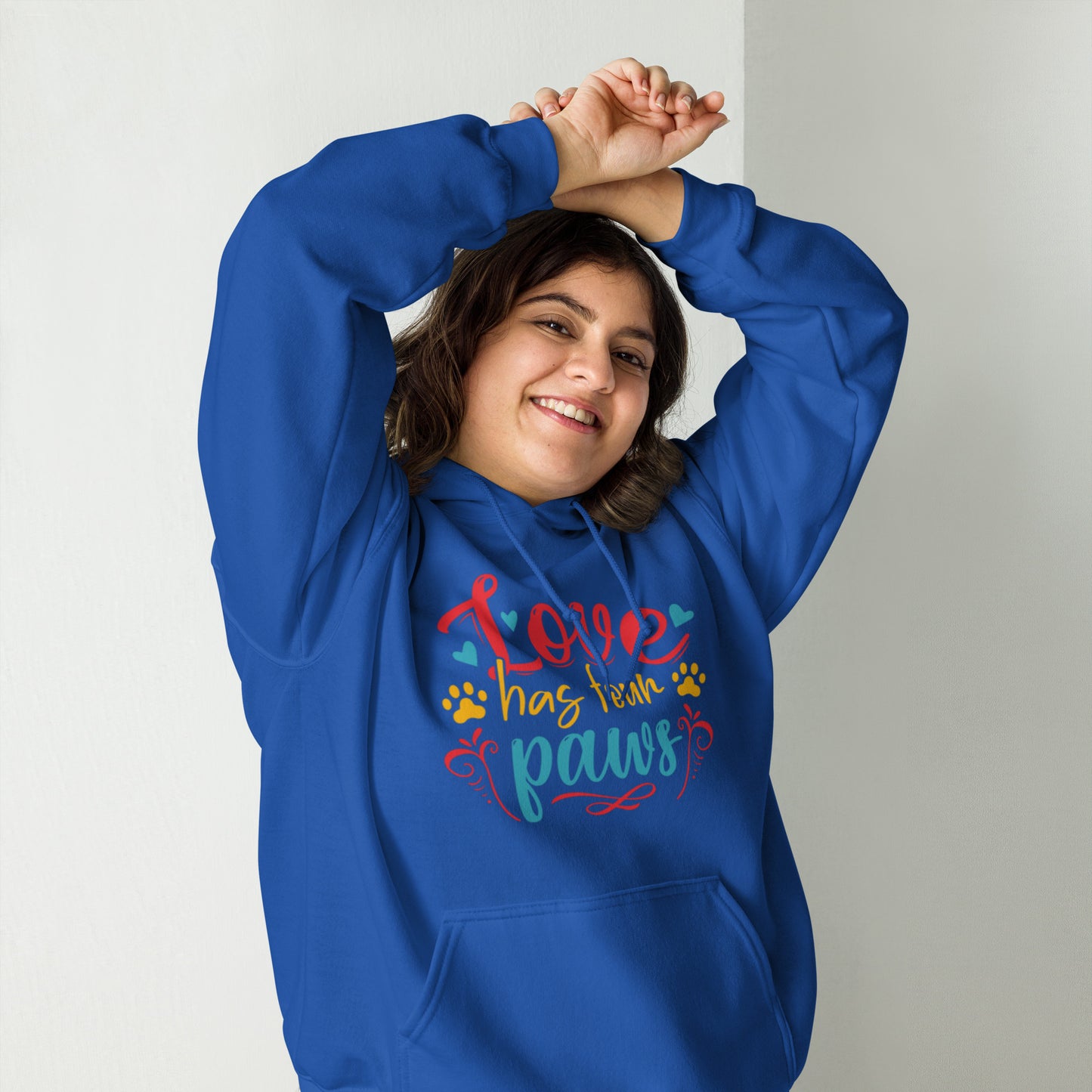Love has Four Paws Unisex Hoodie