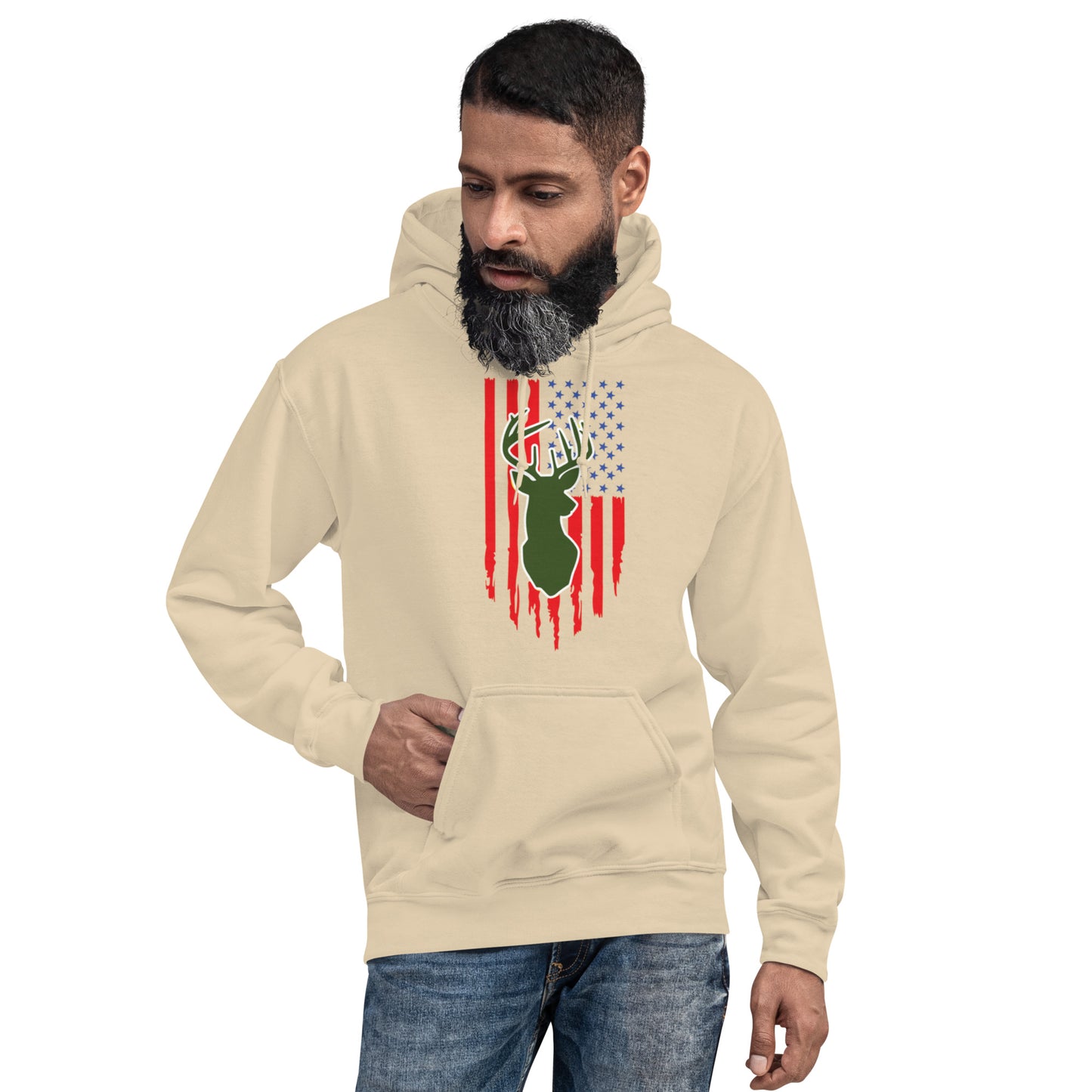 Amercian Buck Hunter Unisex Hoodie