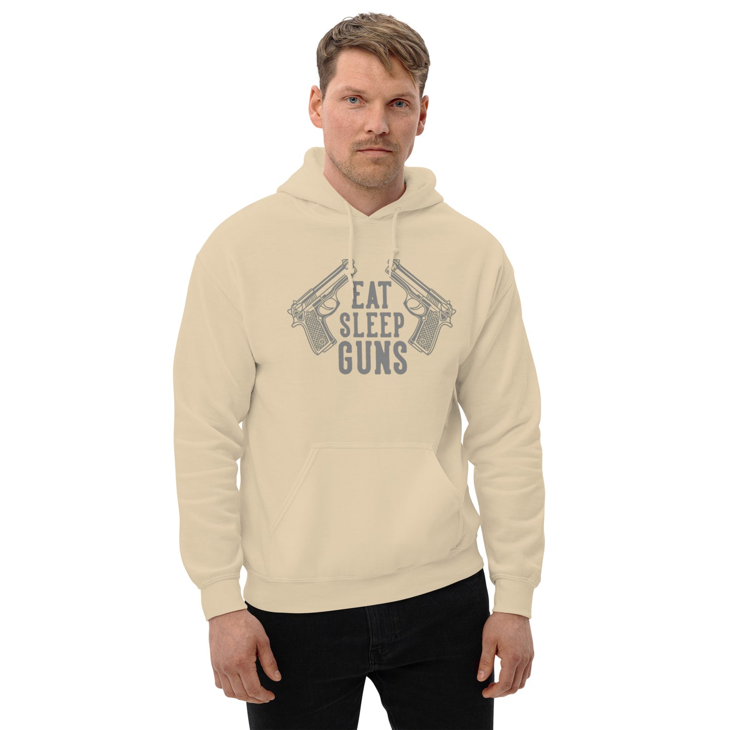 Eat, Sleep, Guns Unisex Hoodie
