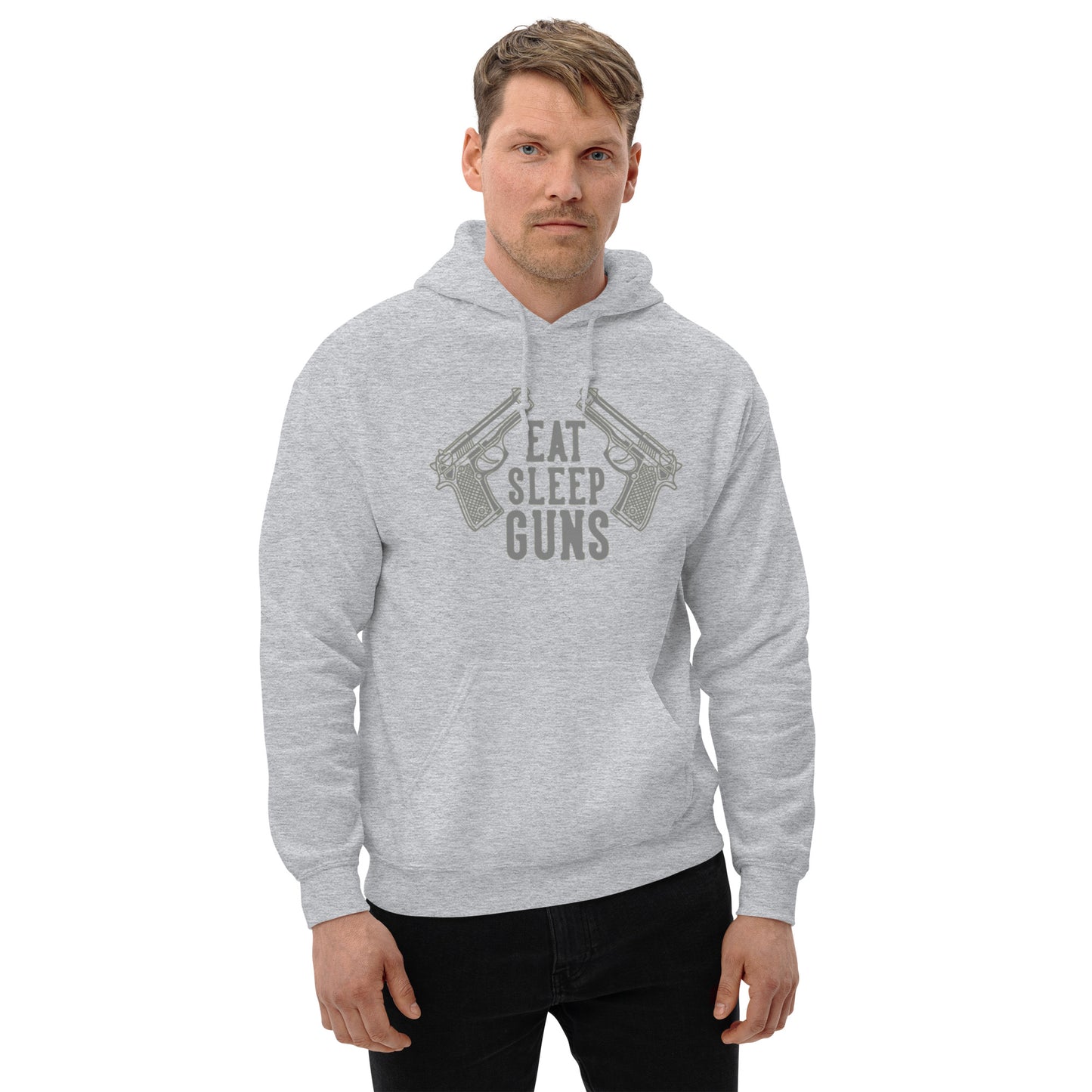 Eat, Sleep, Guns Unisex Hoodie