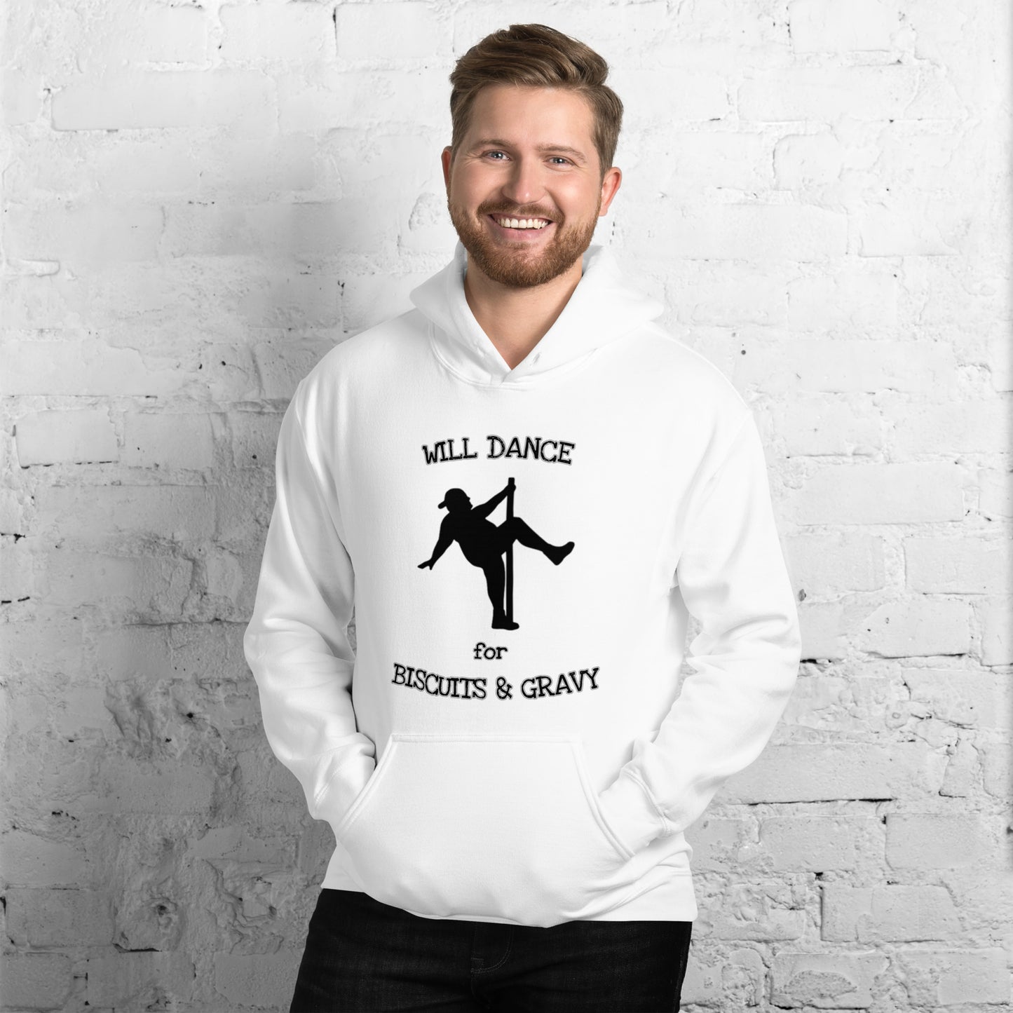 Will Dance for Biscuits & Gravy Unisex Hoodie