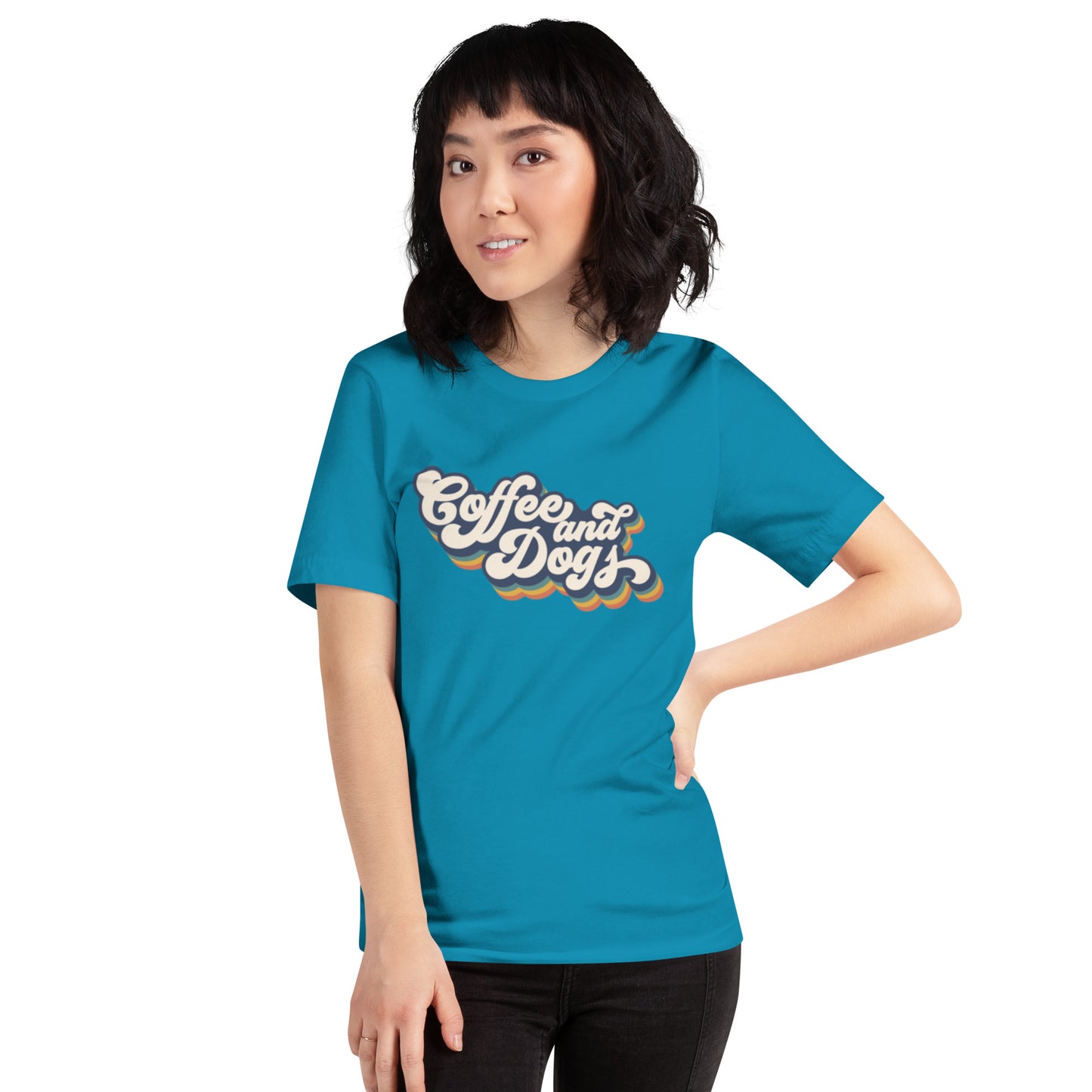 Coffee & Dogs Unisex t-shirt