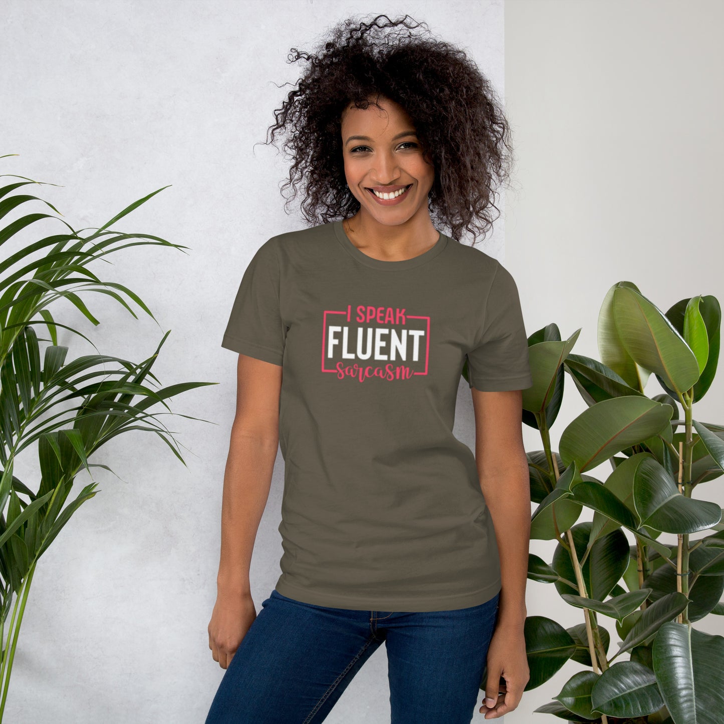 I Speak Fluent Sarcasm Unisex t-shirt