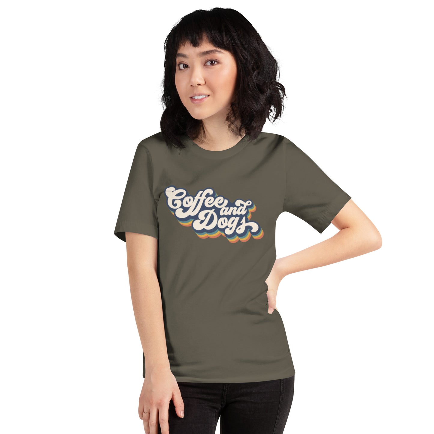 Coffee & Dogs Unisex t-shirt