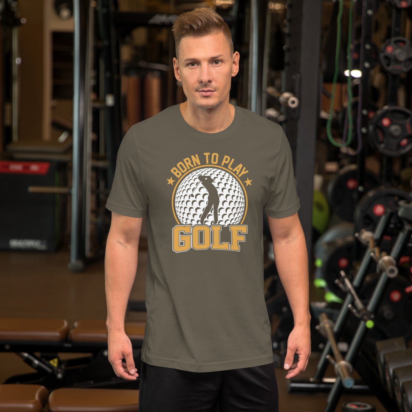 Born To Play Golf Unisex t-shirt