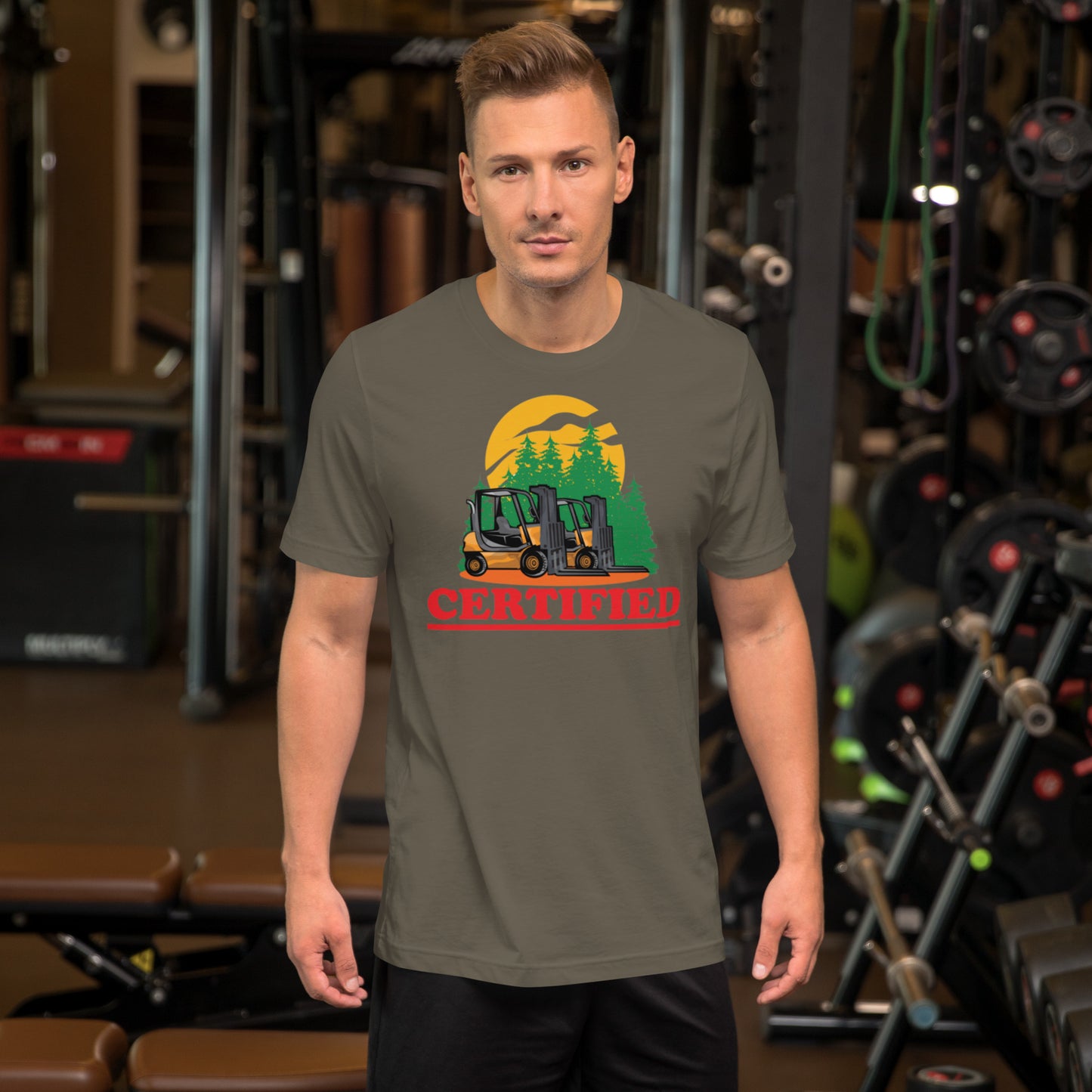 Forklift Certified Unisex t-shirt