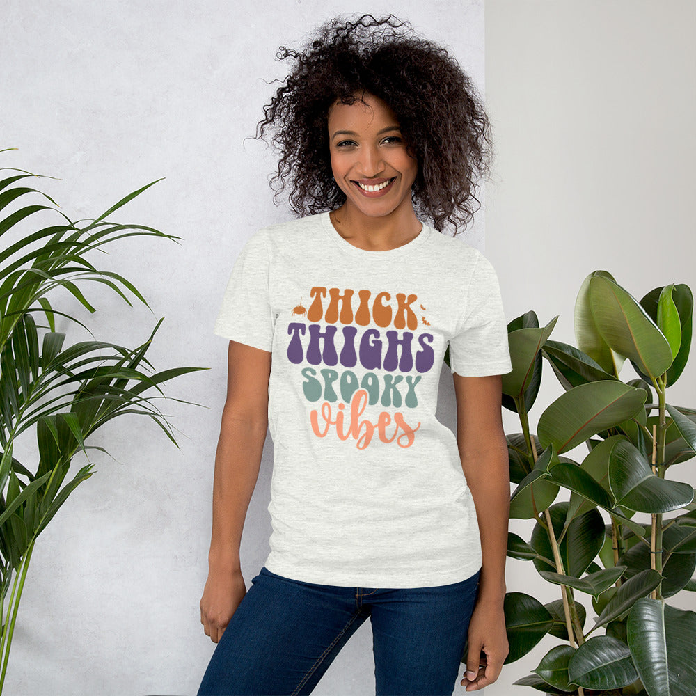 Thick Thighs Spooky Vibes Unisex t-shirt