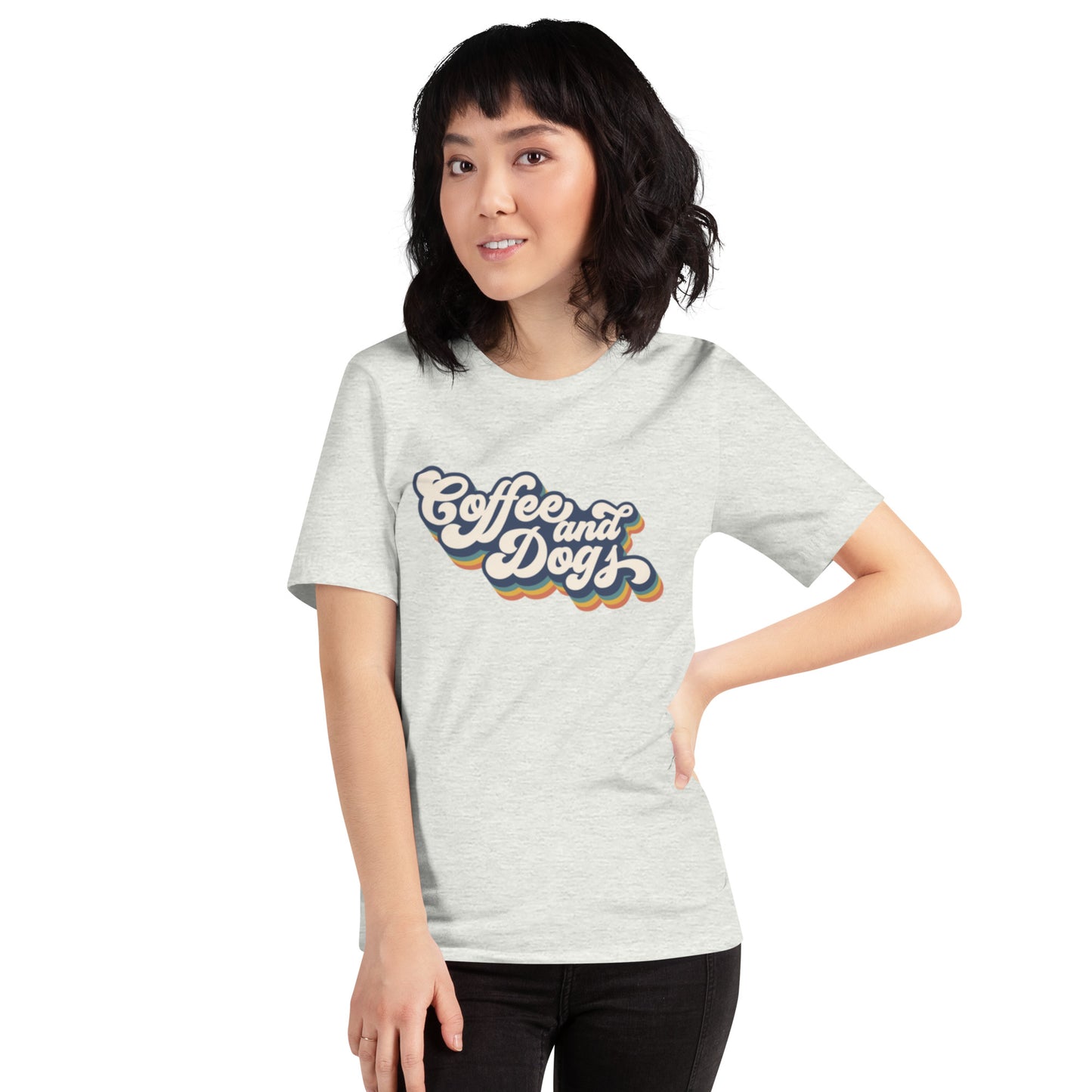 Coffee & Dogs Unisex t-shirt
