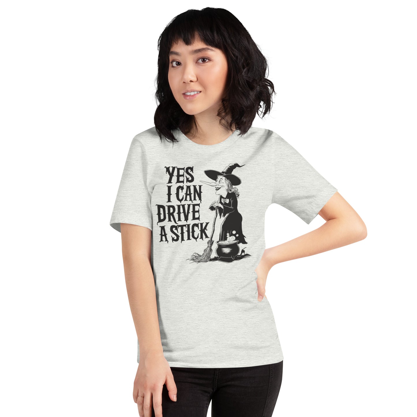 Yes I Can Drive A Stick Unisex t-shirt