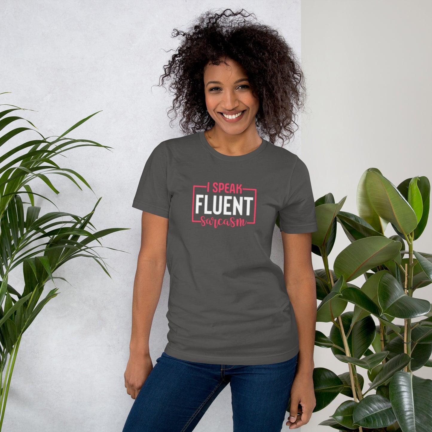 I Speak Fluent Sarcasm Unisex t-shirt
