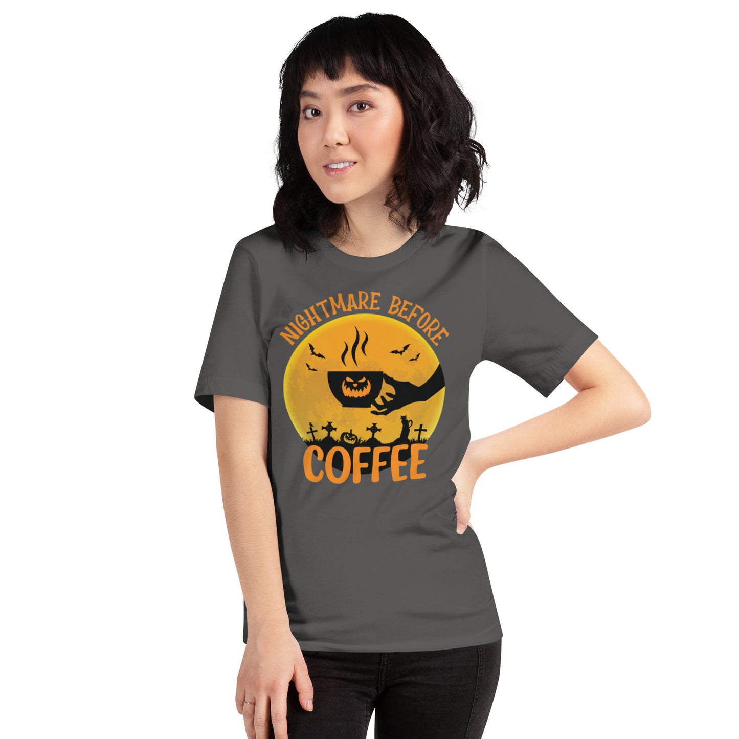 Nightmare Before Coffee Unisex t-shirt