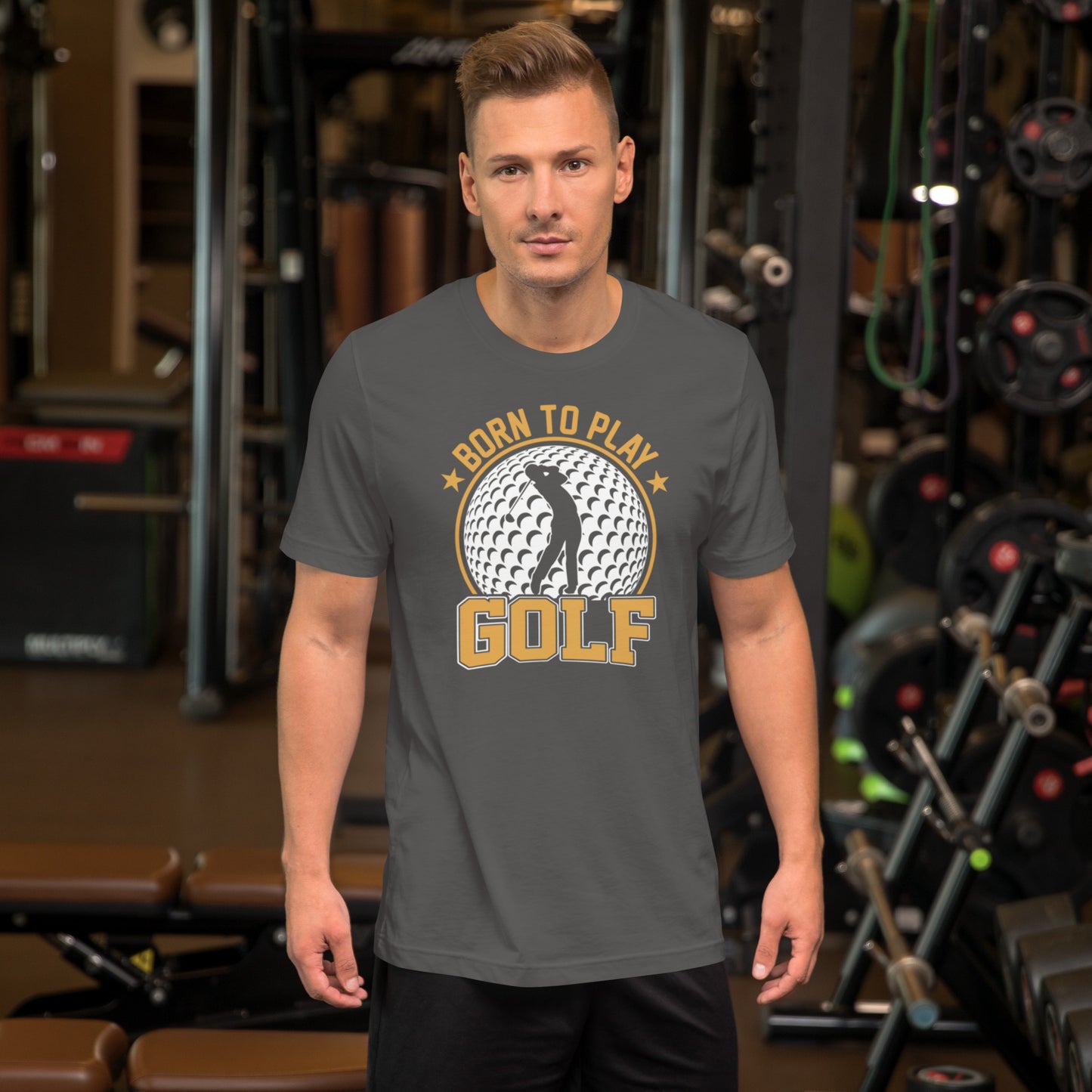 Born To Play Golf Unisex t-shirt