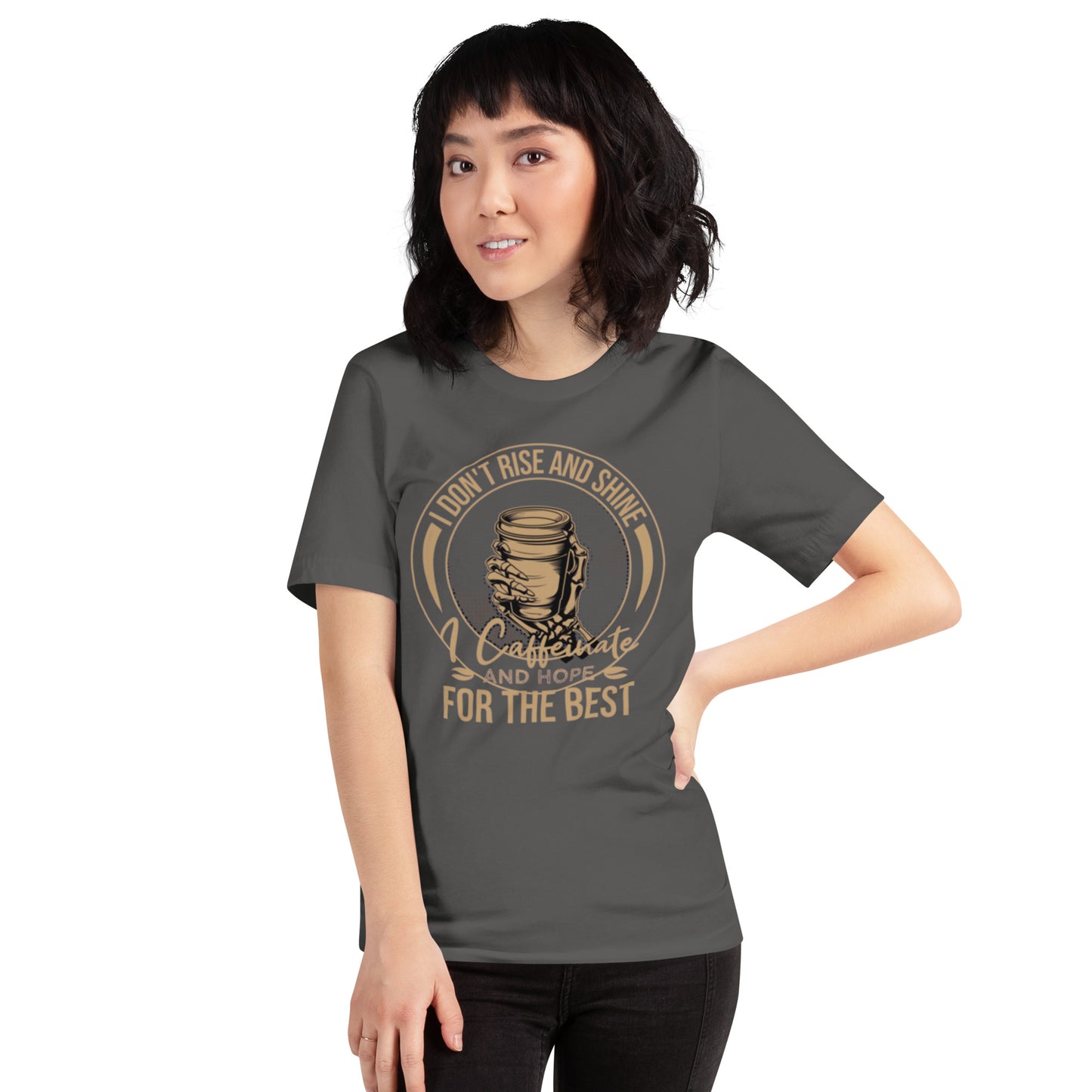 I Don't Rise And Shine Unisex t-shirt