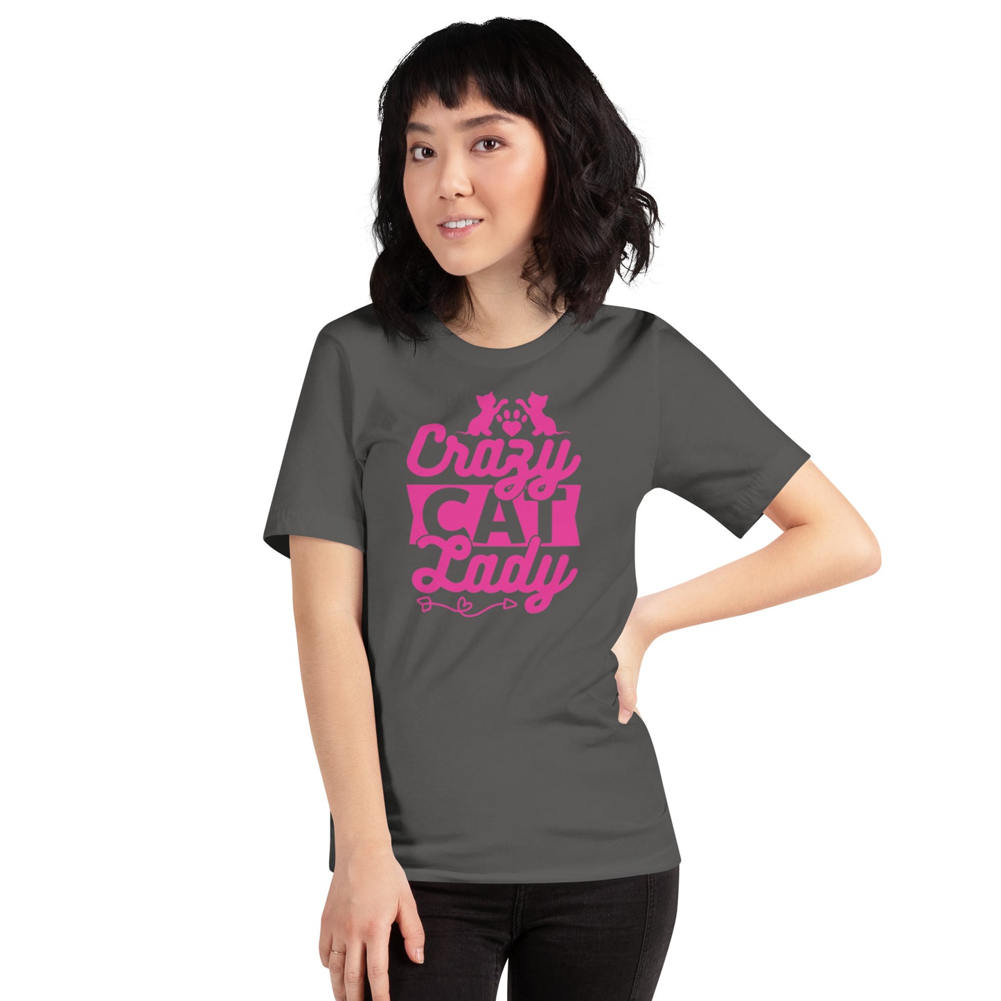 Crazy Cat Lady Unisex t-shirt