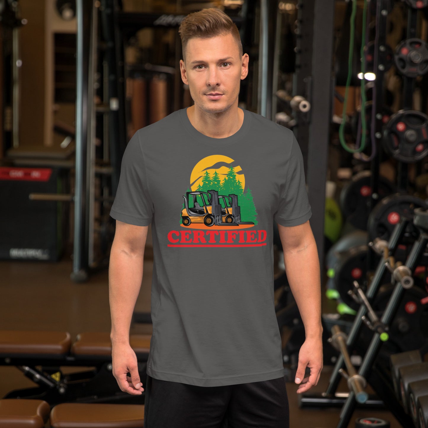 Forklift Certified Unisex t-shirt