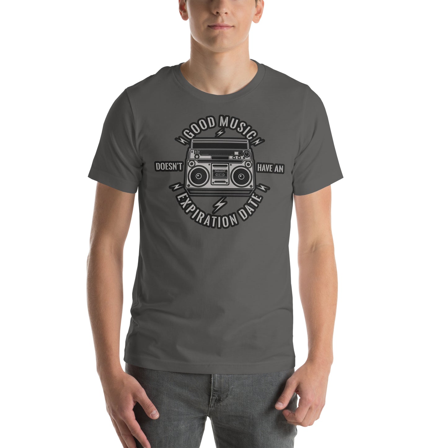 Good Music Doesn't Have An Expiration Date Unisex t-shirt