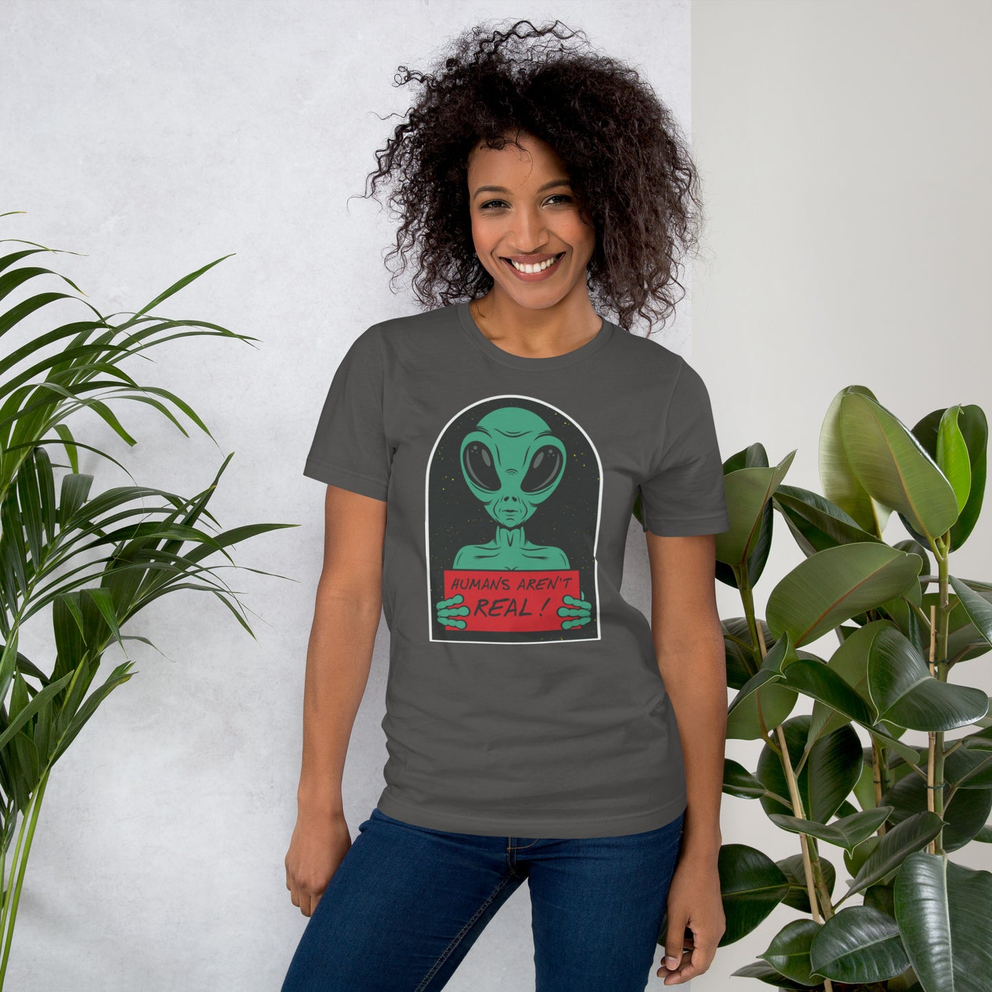 Humans Aren't Real Unisex t-shirt