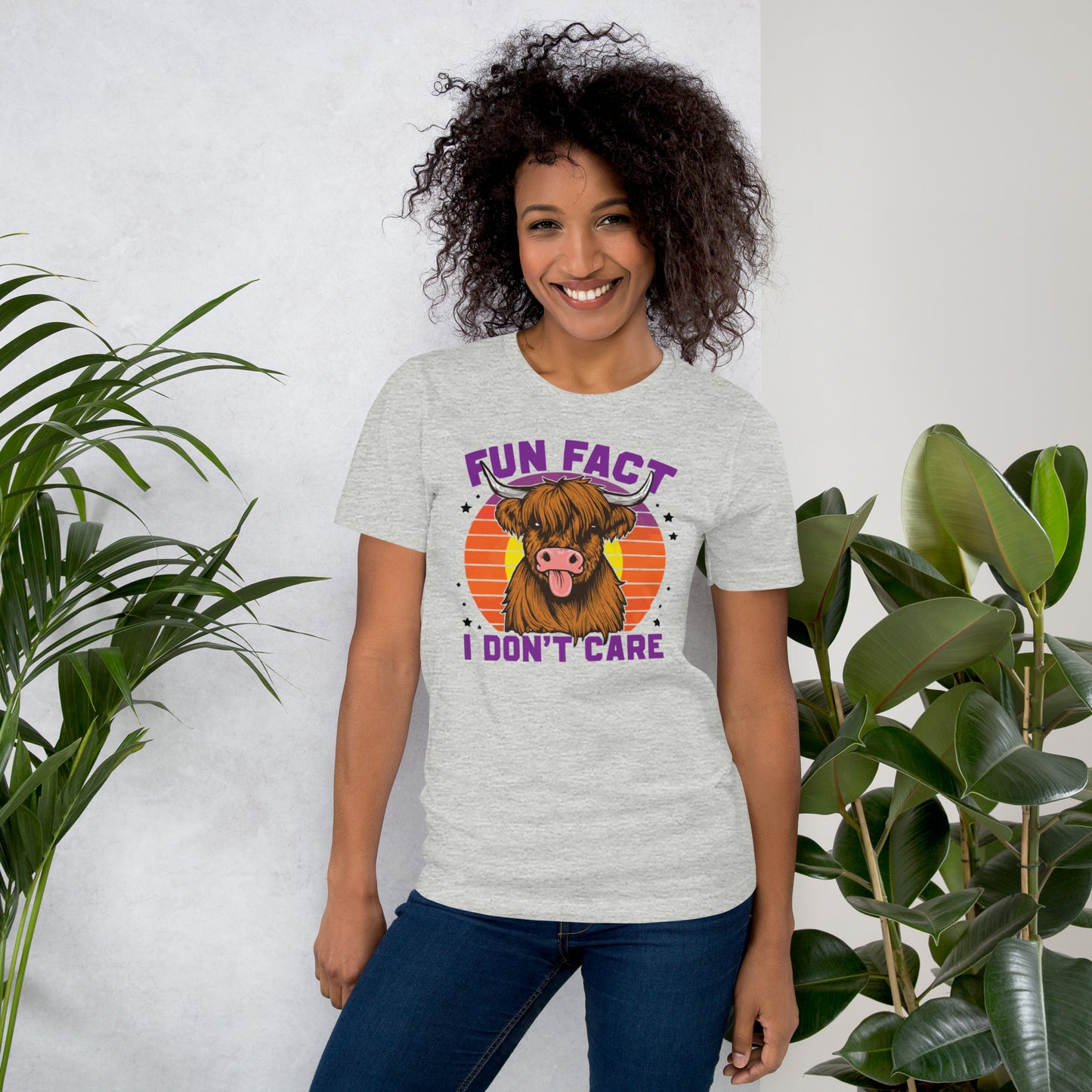 Fun Fact I Don't Care Unisex t-shirt